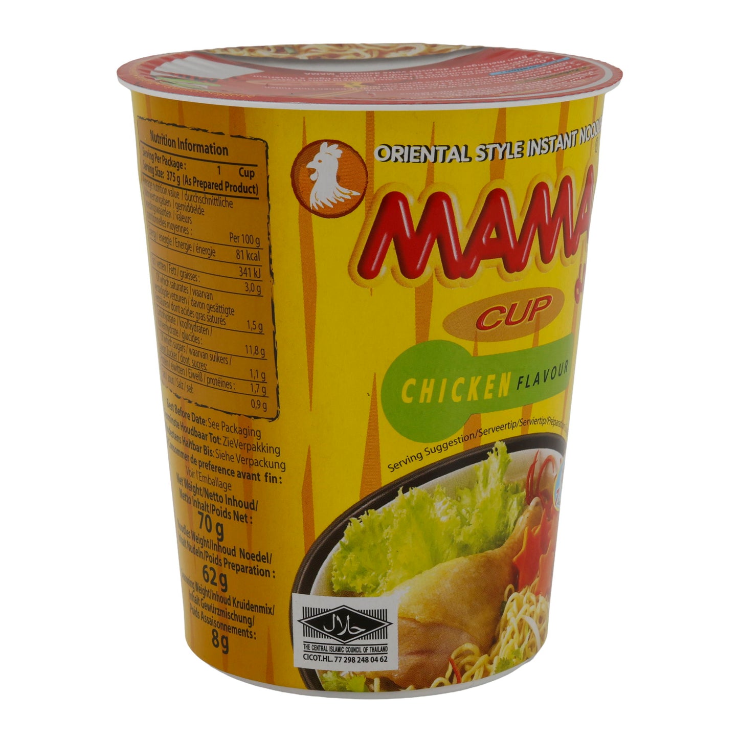 Cup Instantnoedels Kip Smaak MAMA | Instant-Noedels | 70 g