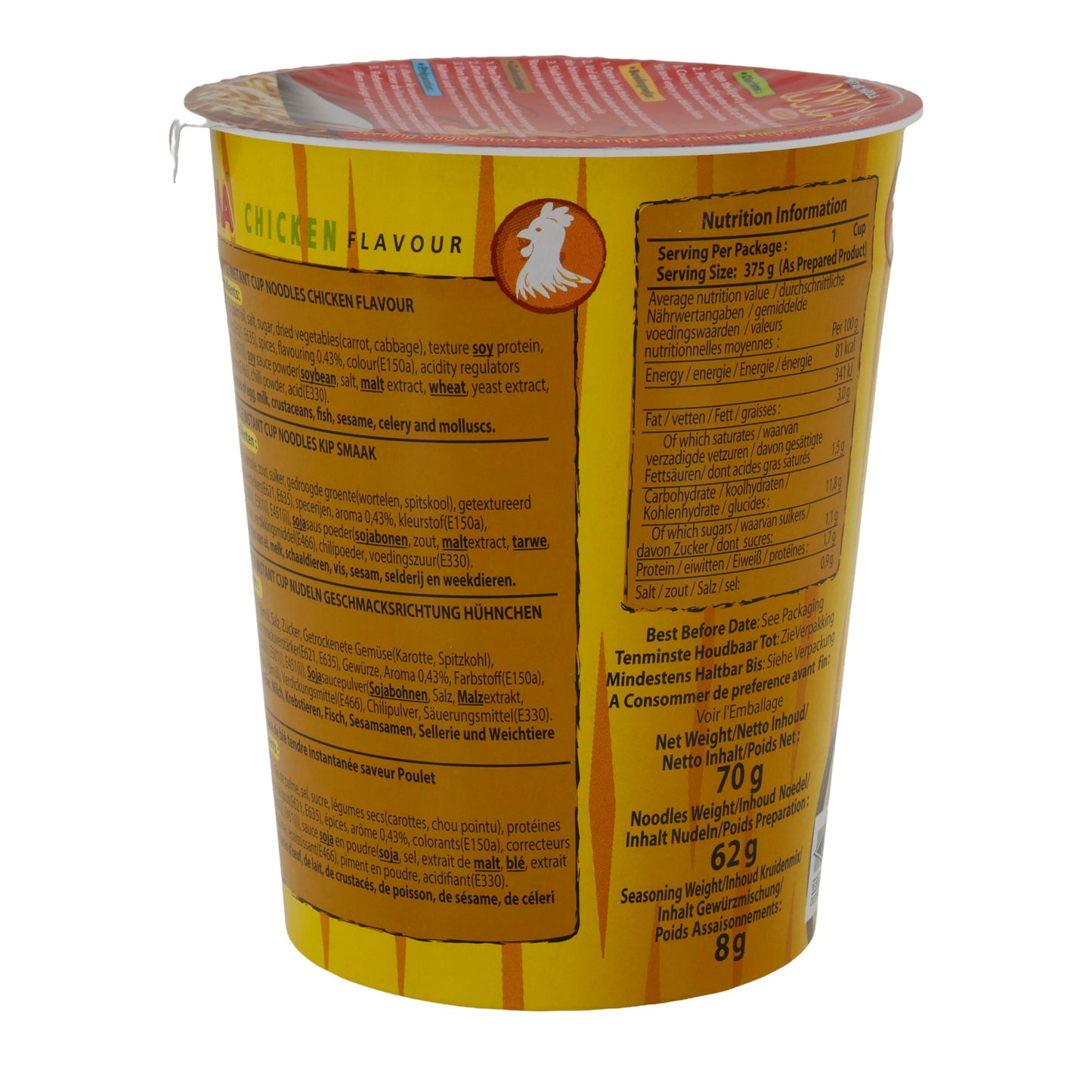 Cup Instantnoedels Kip Smaak MAMA | Instant-Noedels | 70 g