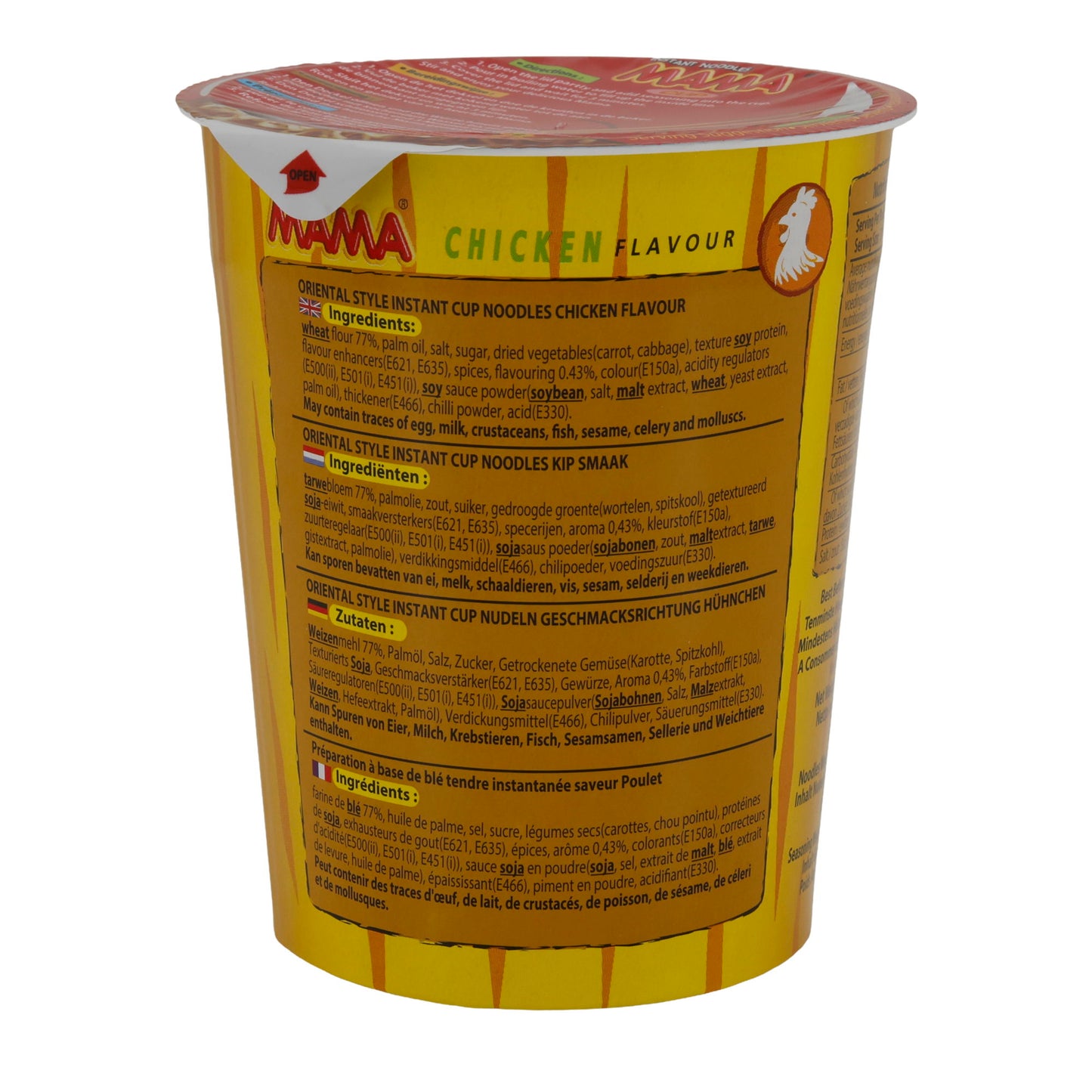 Cup Instantnoedels Kip Smaak MAMA | Instant-Noedels | 70 g