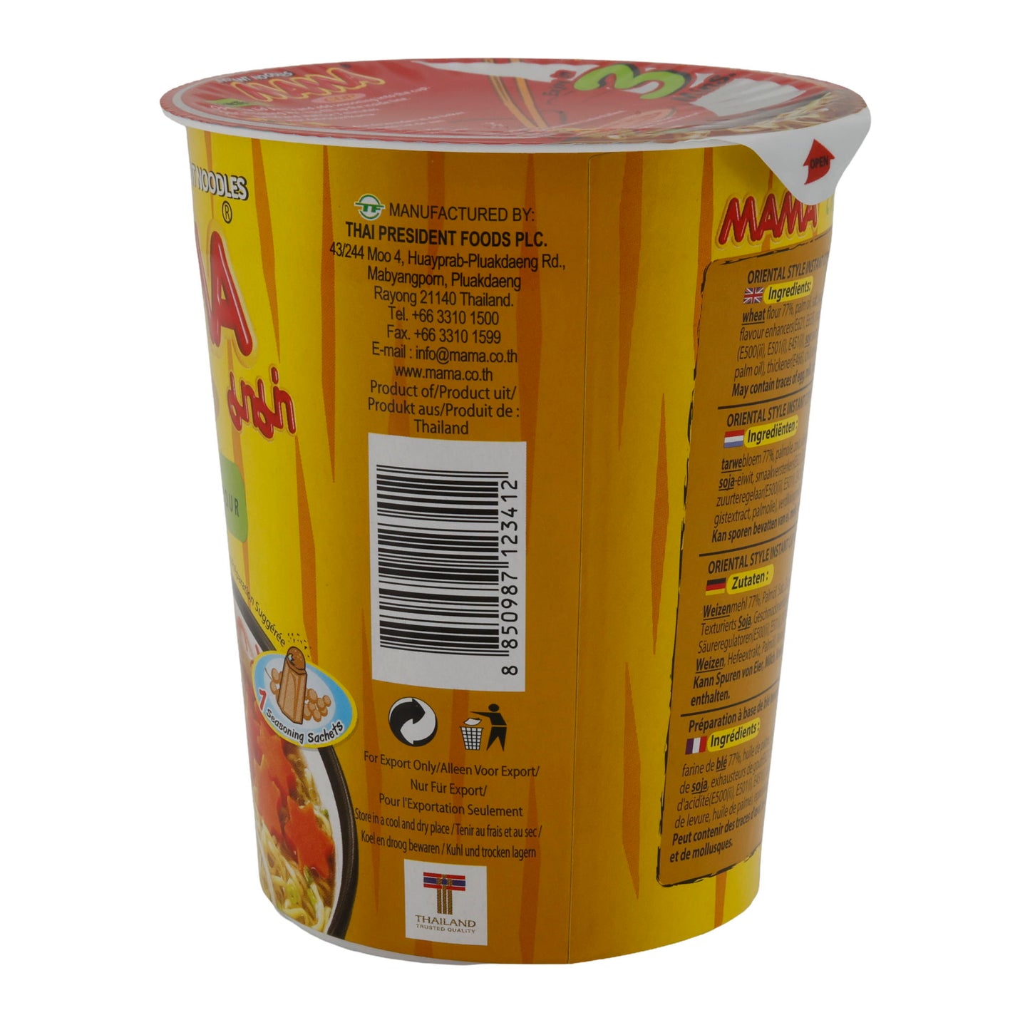 Cup Instantnoedels Kip Smaak MAMA | Instant-Noedels | 70 g