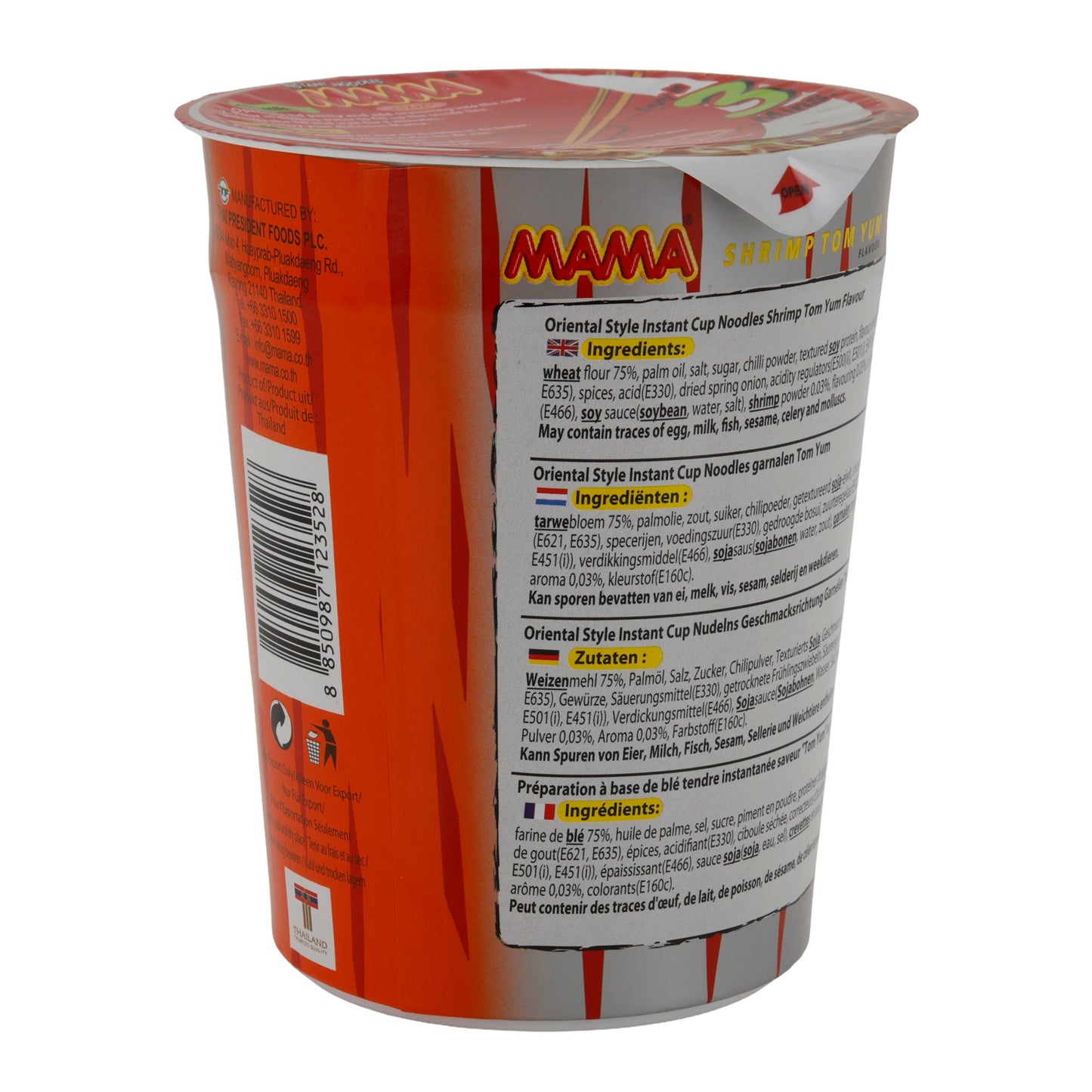 Cup Garnalen Tom Yum Smaak MAMA | Instant-Noodles | 70 g