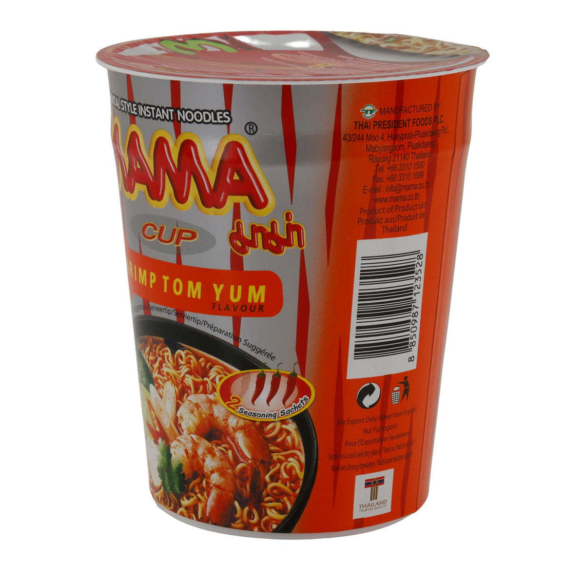 Cup Shrimp Tom Yum Flavour MAMA | Instant-Nudeln | 70 g MAMA