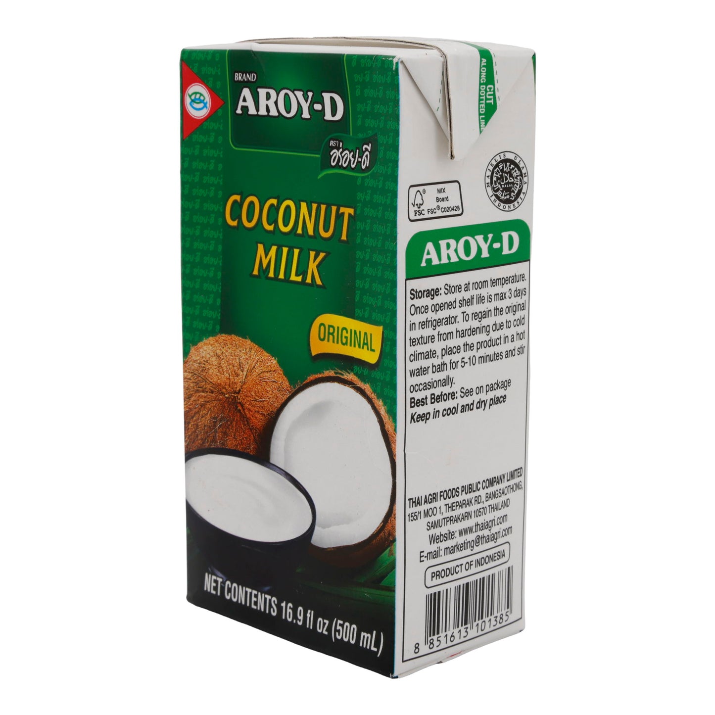 Latte di cocco Aroy-D | Cremoso, per curry, zuppe e dessert | 500 ml