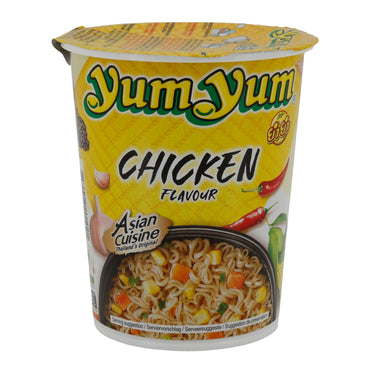 Chicken Flavour Yum Yum | Instantnudeln | Aromatisch aus Thailand | 70 g YUMYUM