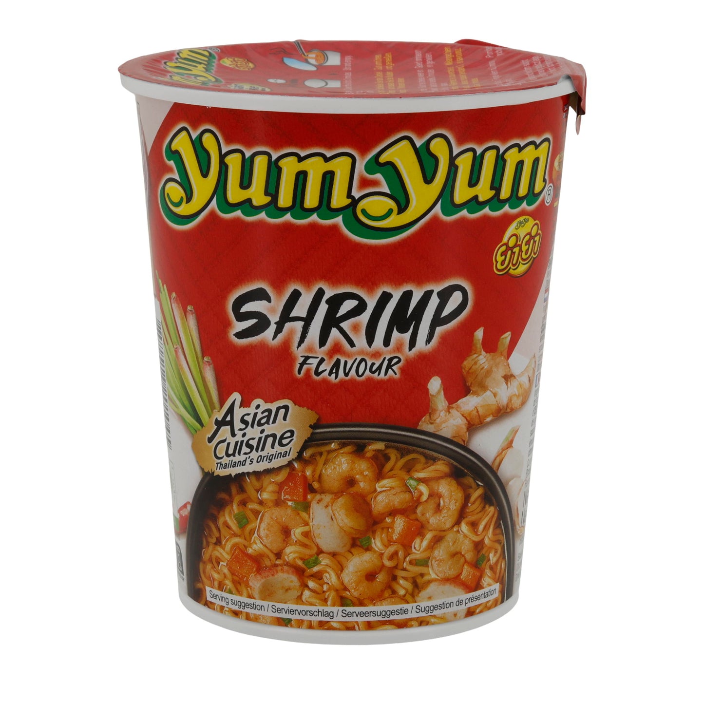 Noodles Istantanei Yum Yum | Gusto Gamberetto | Noodles Asiatici al Gusto di Gambero | 70 g