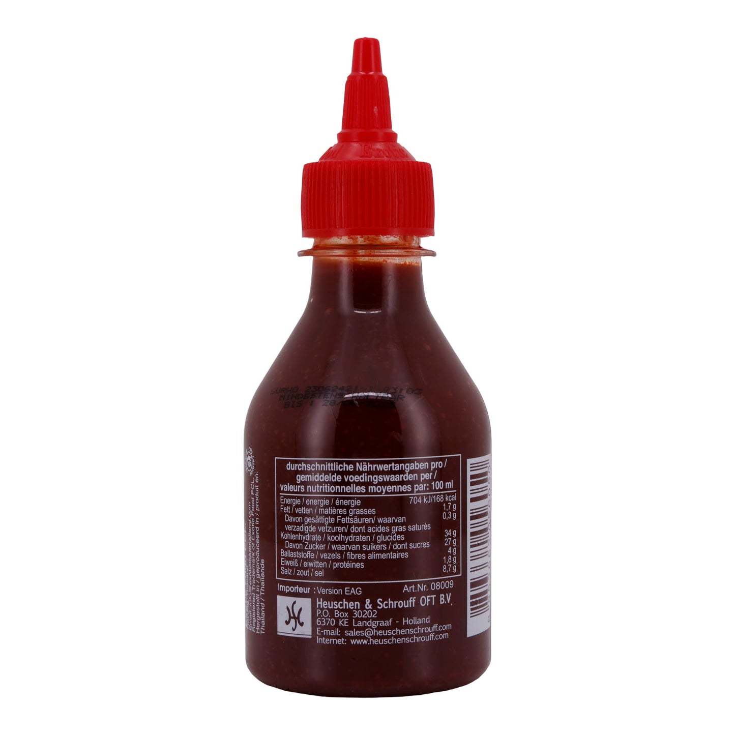 Würzsauce Flying Goose | Sriracha Chilisauce | Extra scharf thailändisch | 200 ml