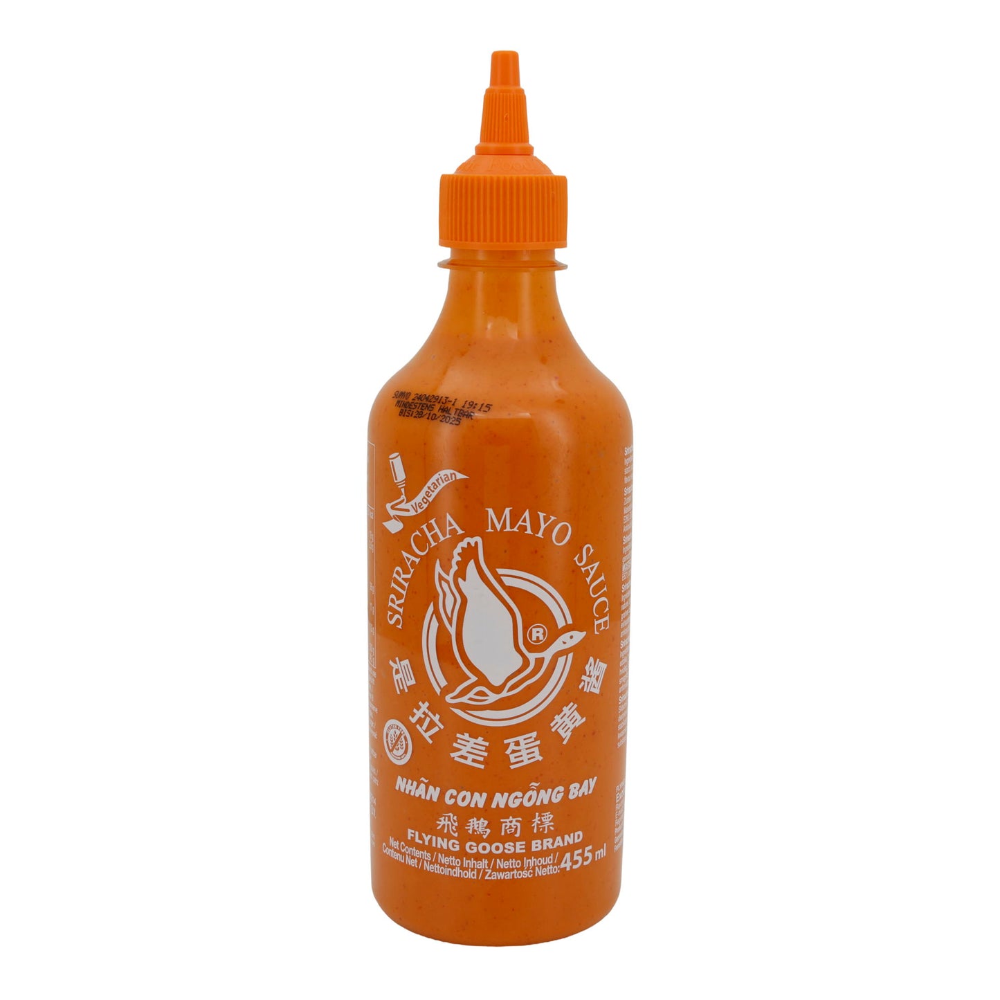 Chilisauce Flying Goose | Sriracha Mayo Saus | Pittig, romig | 455 ml