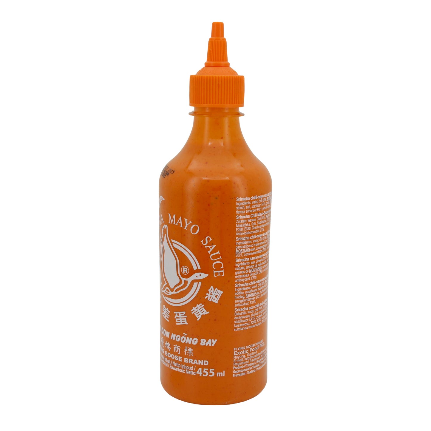 Chilisauce Flying Goose | Sriracha Mayo Saus | Pittig, romig | 455 ml