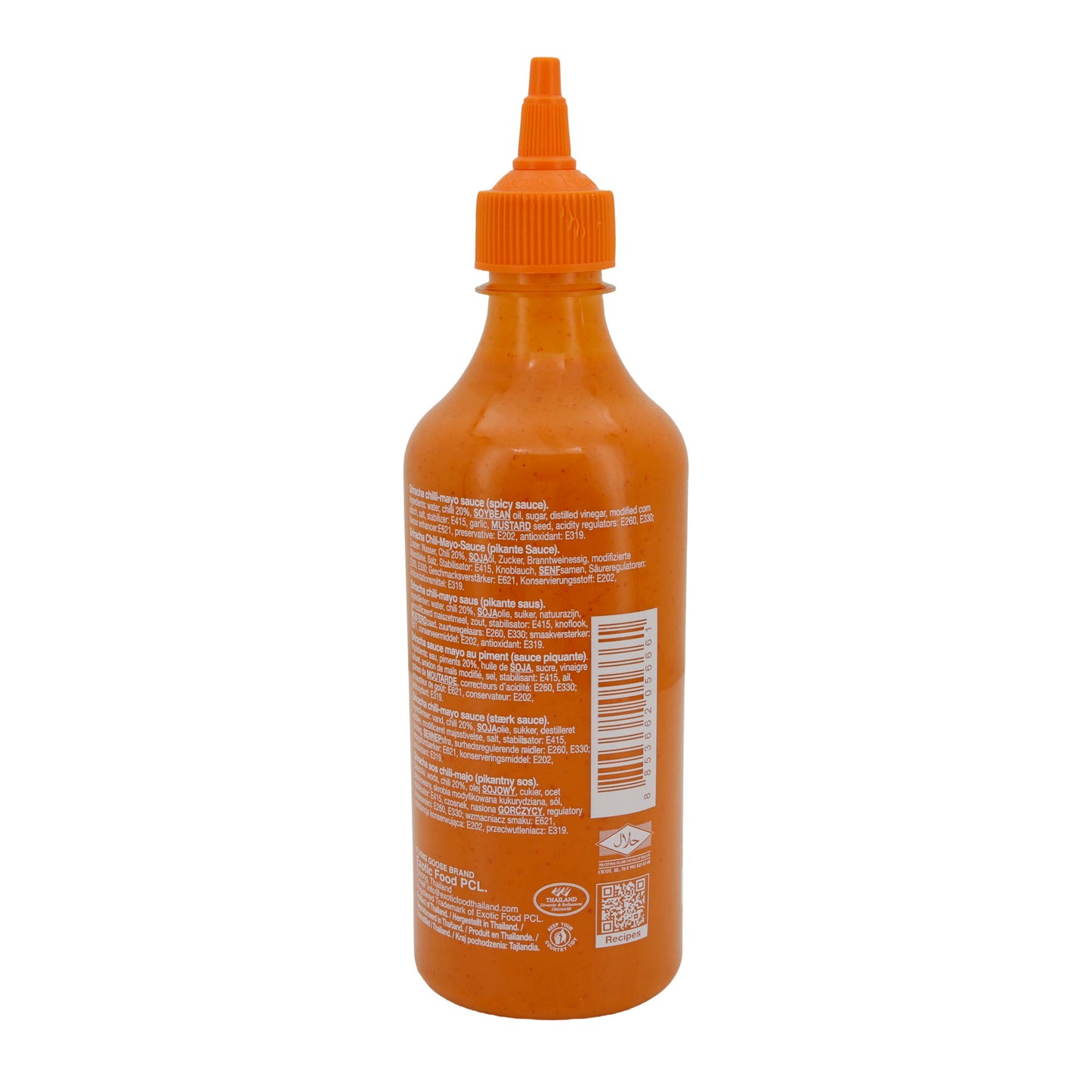 Chilisauce Flying Goose | Sriracha Mayo Saus | Pittig, romig | 455 ml