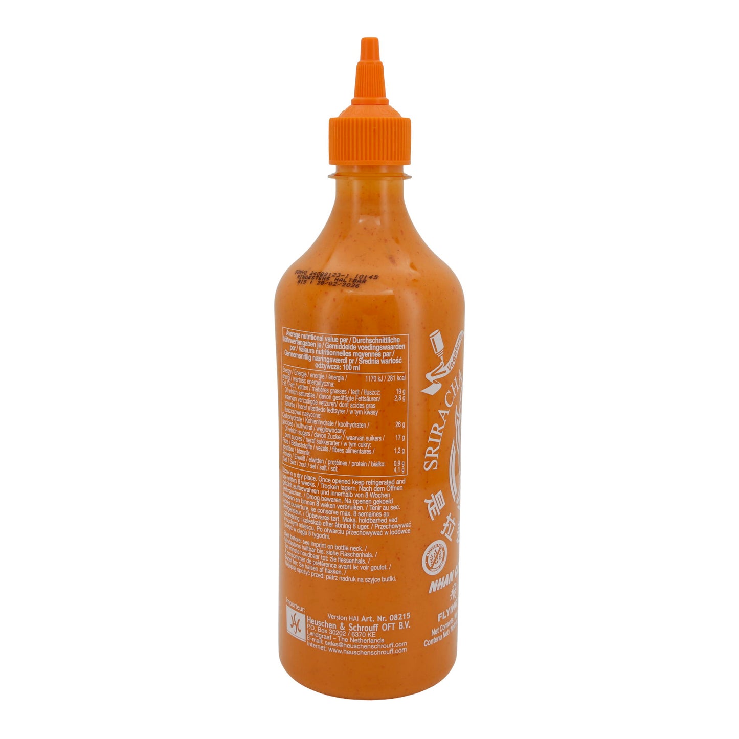 Sriracha Mayo Sauce Flying Goose | Würzig-cremige Sauce für vielseitigen Genuss | 730 ml