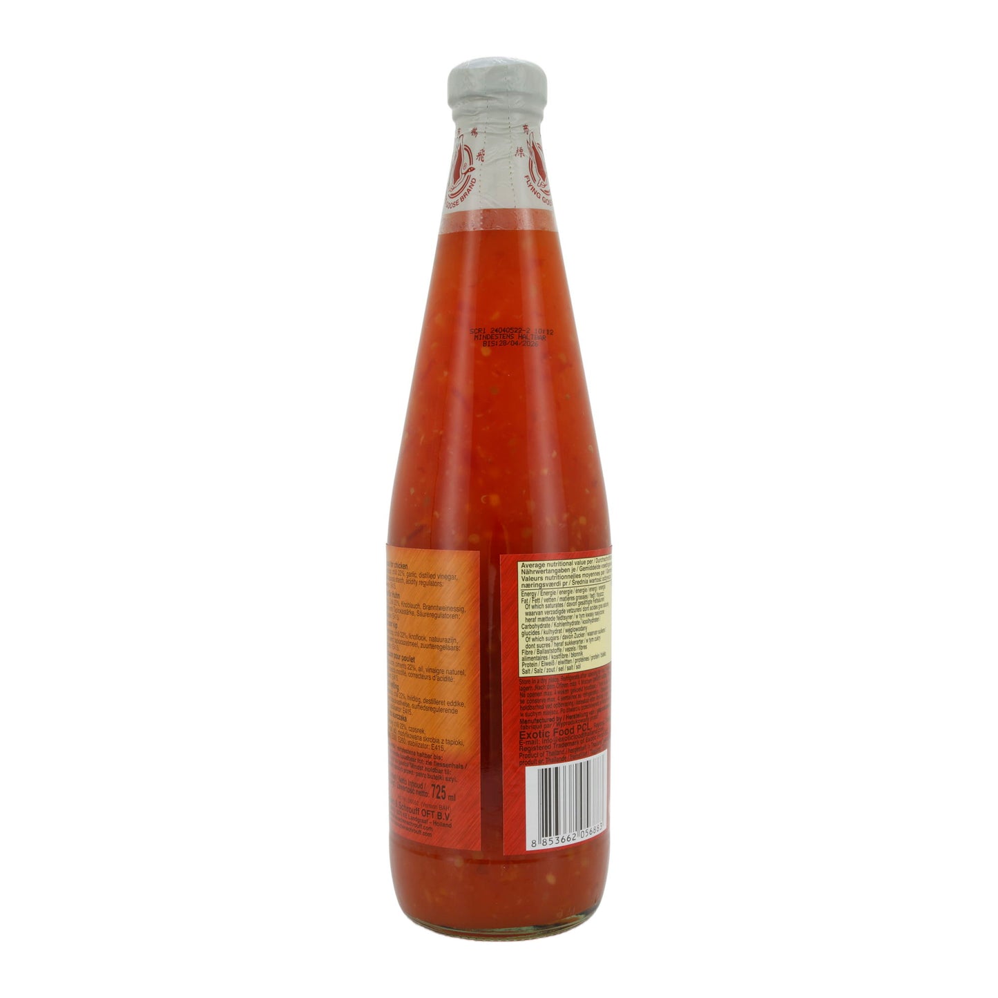 Chilisauce Sweet | Zoete Zure Chili voor Kip | Zoet, voor Kip | 725ml