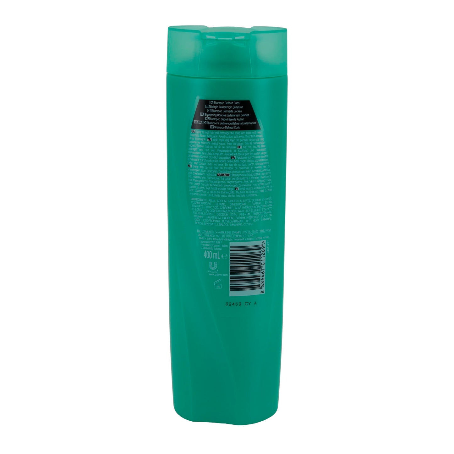 Elidor Co-Creations Defined Curls Shampoo | Shampoo | Anti-Frizz & Curl Control | 400 ml