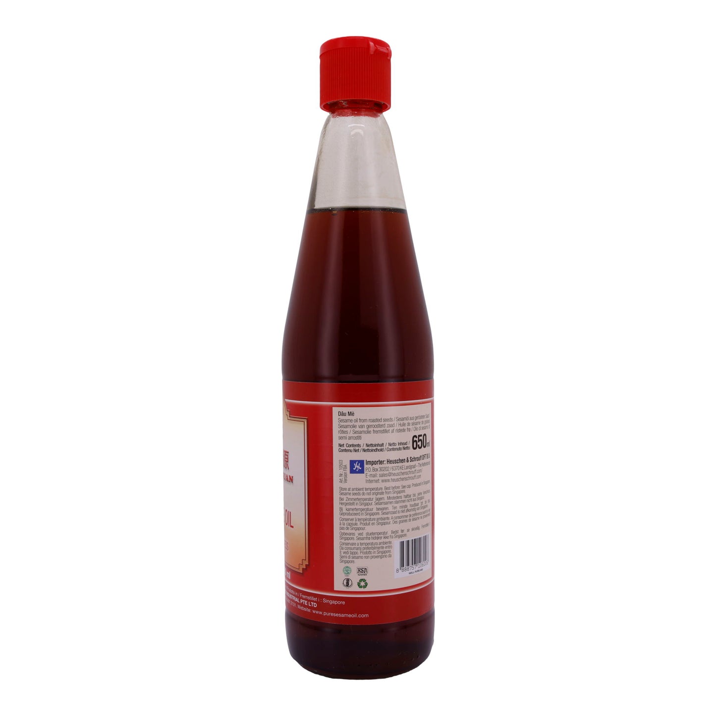 Susam Yağı Oh Aik Guan | %100 saf susam yağı | Kavrulmuş tohumlardan | 650 ml