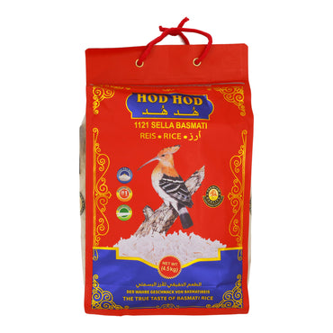 Reis Hod Hod | 1121 Sella Basmati | Hochwertig, aromatisch | 4,5 kg - Taste Your World
