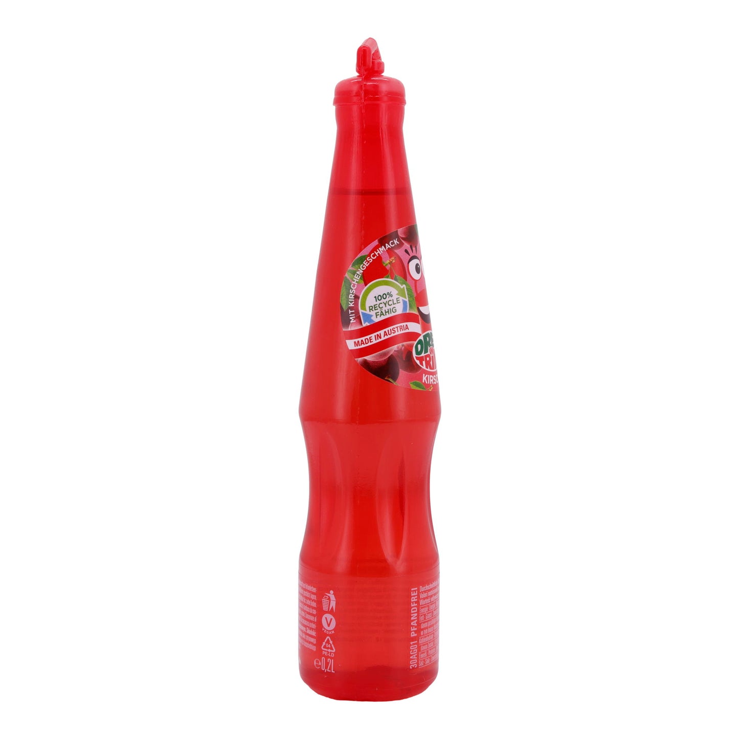 Kirsche Dreh & Trink | Erfrischungsgetränk | Mit Kirschgeschmack | 200 ml