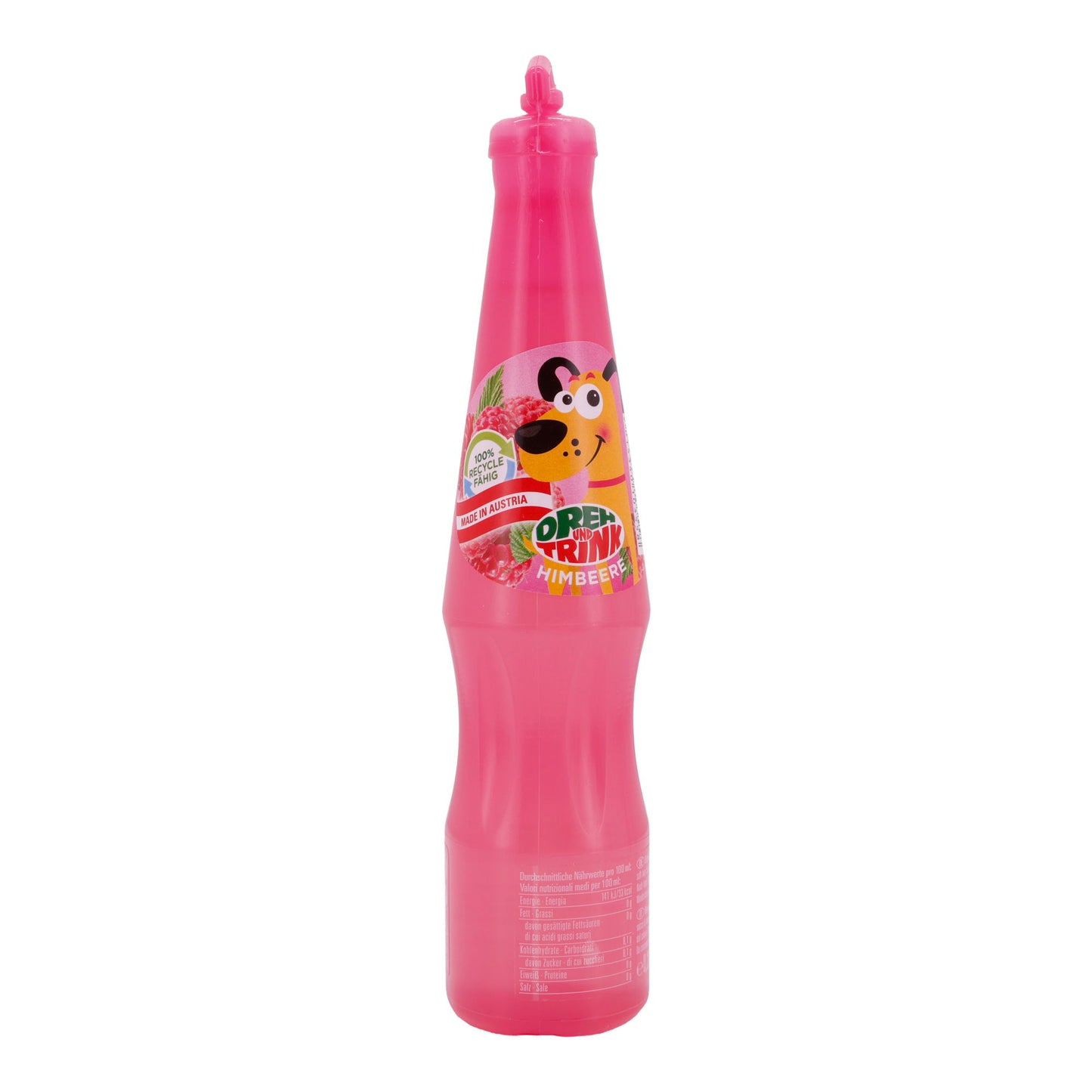 Kindergetränk Open Drink | Himbeergeschmack | Vegan & BPA-frei | 100% recyclebar | 200 ml