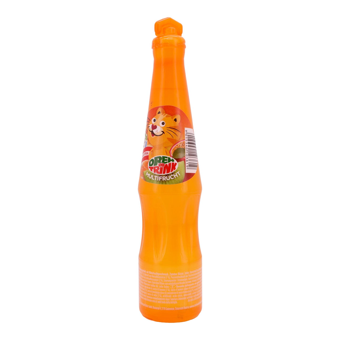 Kindergetränk Dreh und Trink | Multifrucht | Mit 7 Fruchtsäften | 200 ml | Vegan & BPA-frei