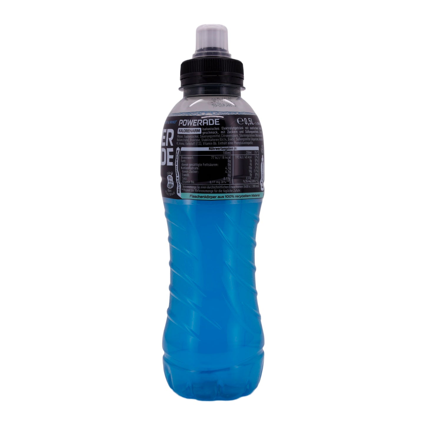 Sportgetränk Powerade Mountain Blast | Getränk | Isotonisches Sportgetränk für optimale Rehydrierung | 500 ml