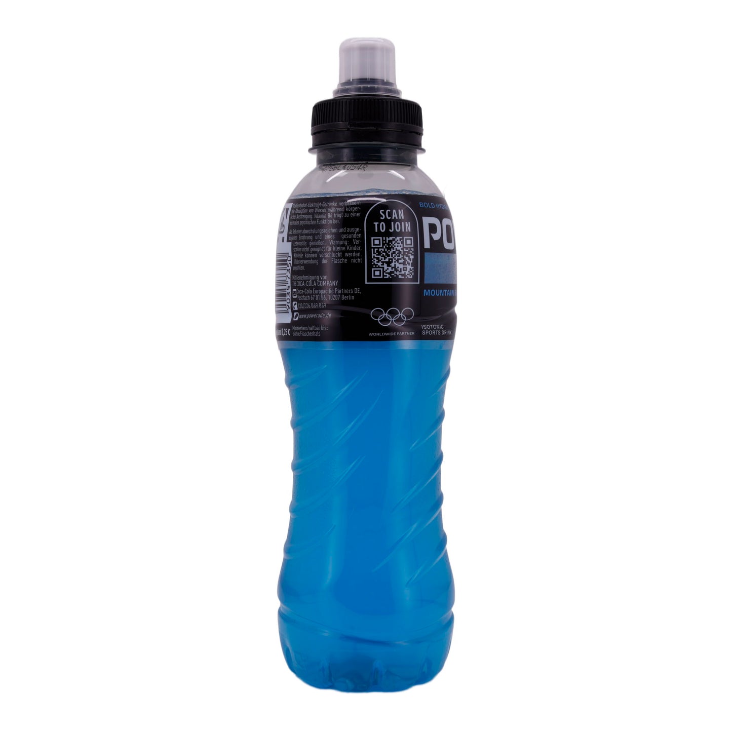 Sportgetränk Powerade Mountain Blast | Getränk | Isotonisches Sportgetränk für optimale Rehydrierung | 500 ml