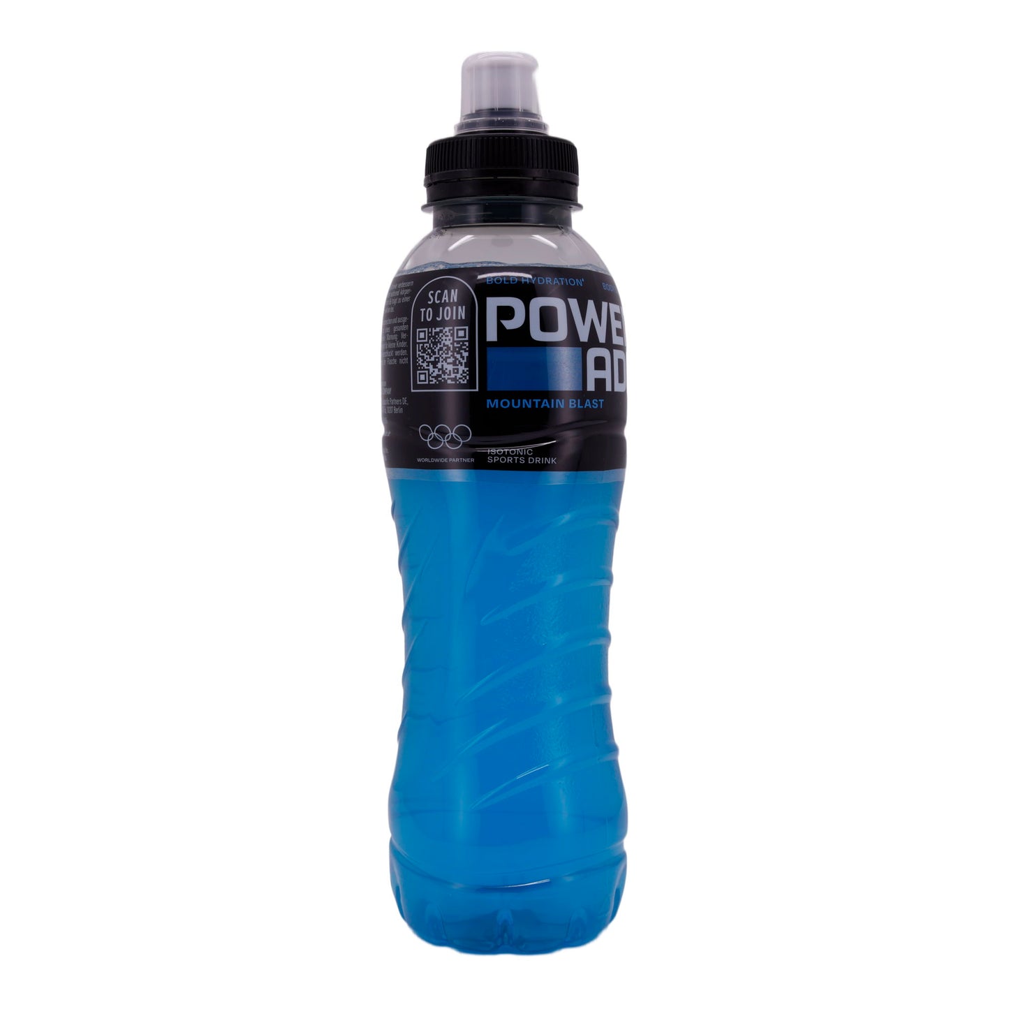 Sportgetränk Powerade Mountain Blast | Getränk | Isotonisches Sportgetränk für optimale Rehydrierung | 500 ml