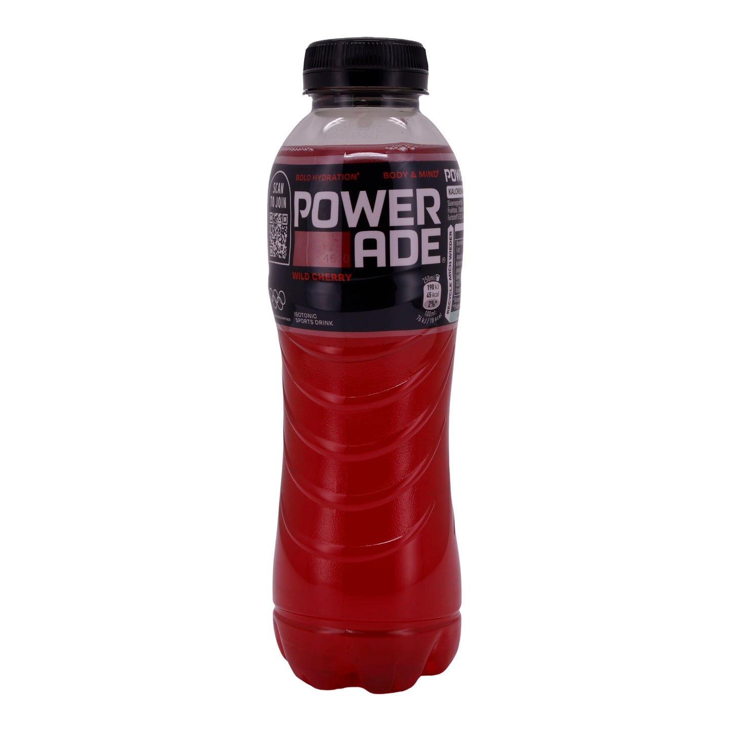 Elektrolytgetränk Powerade | Wild Cherry | Isotonisch, erfrischend | 500 ml