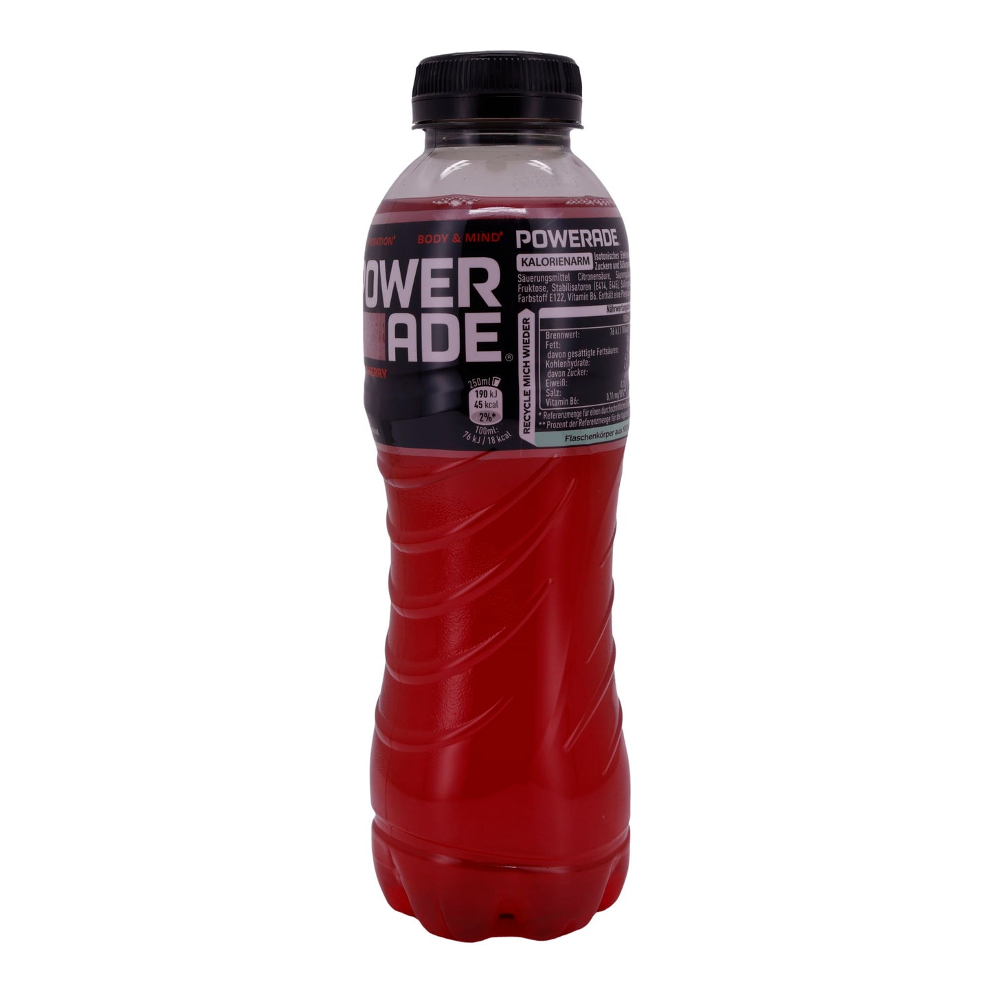 Elektrolytgetränk Powerade | Wild Cherry | Isotonisch, erfrischend | 500 ml