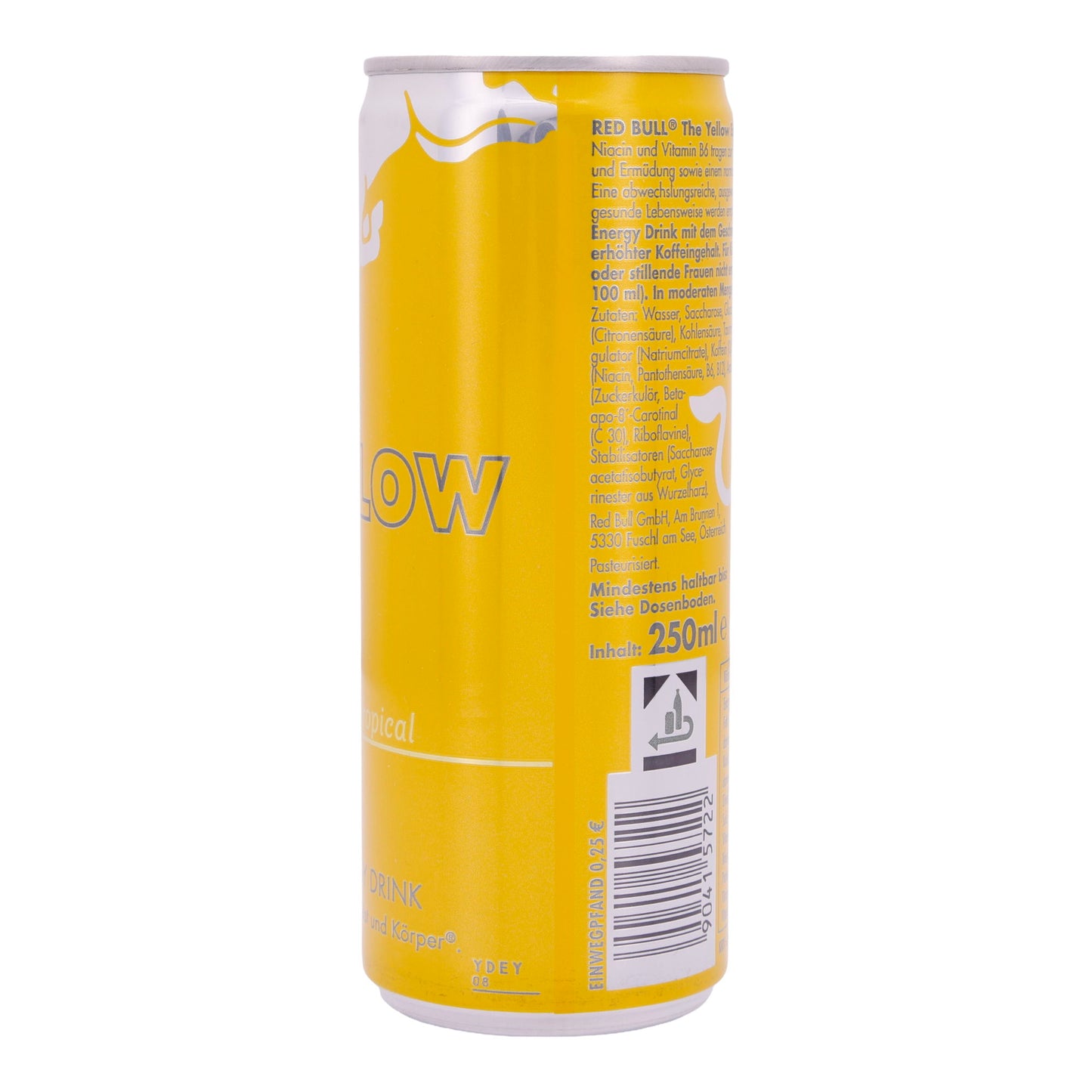 The Yellow Edition Energy Drink Red Bull | Getränk | Tropical Energy Drink | 250 ml