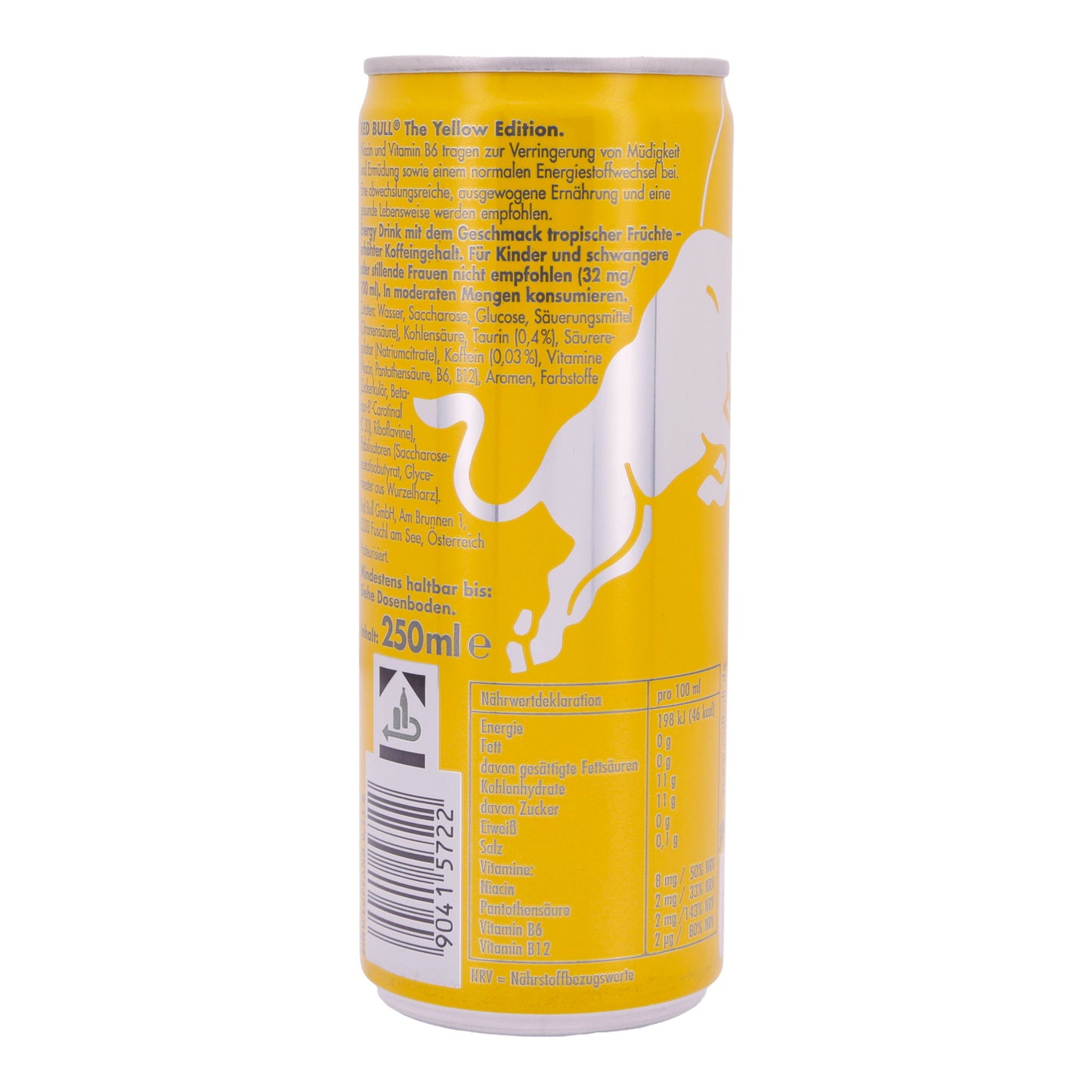The Yellow Edition Energy Drink Red Bull | Getränk | Tropical Energy Drink | 250 ml