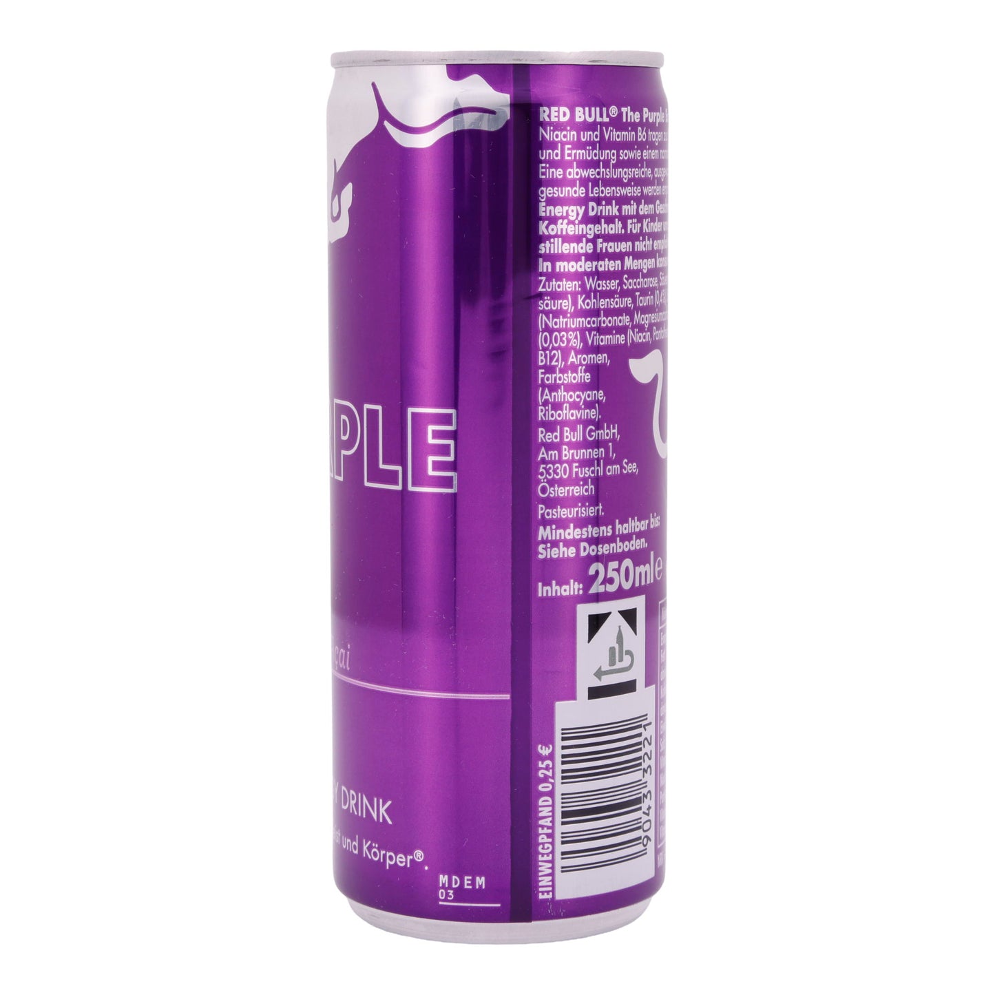 The Purple Edition Energy Drink Red Bull | Getränk | Acai Energy Drink | 250 ml