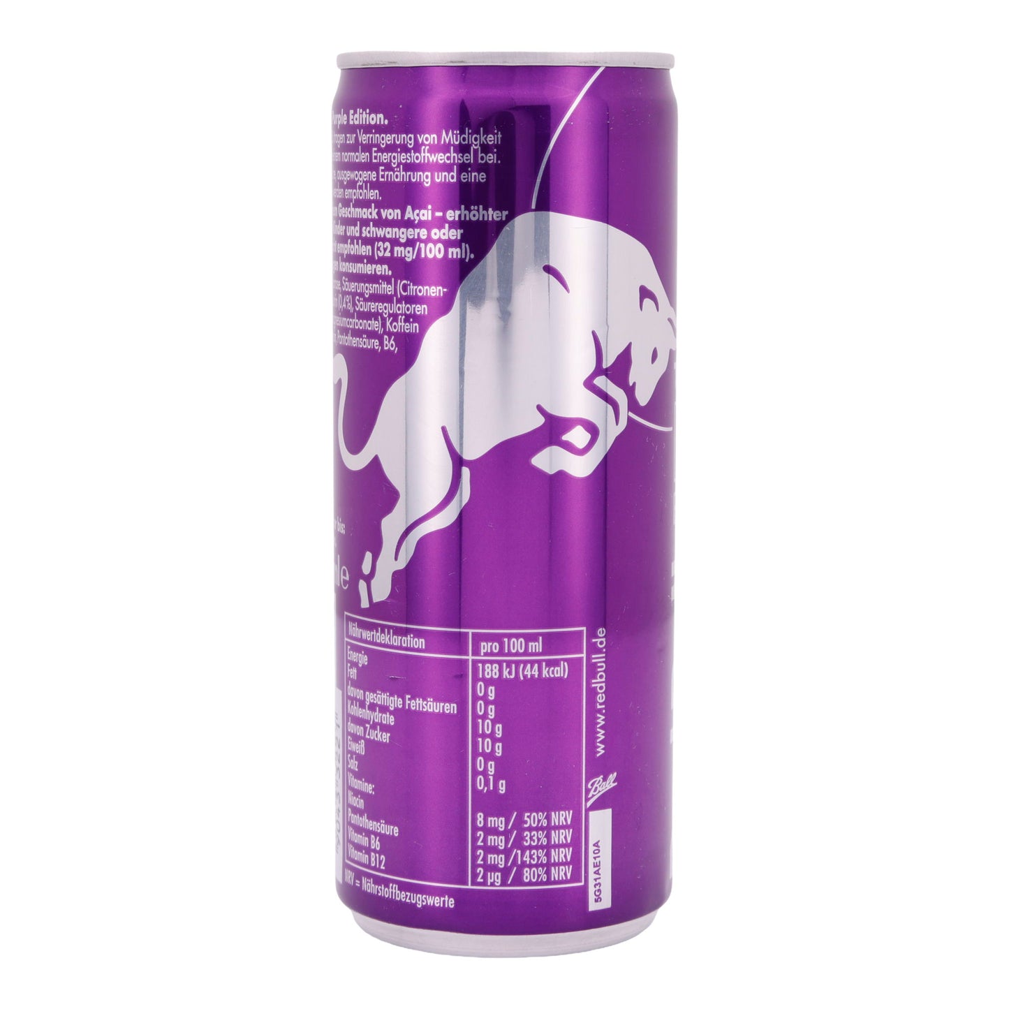 The Purple Edition Energy Drink Red Bull | Getränk | Acai Energy Drink | 250 ml