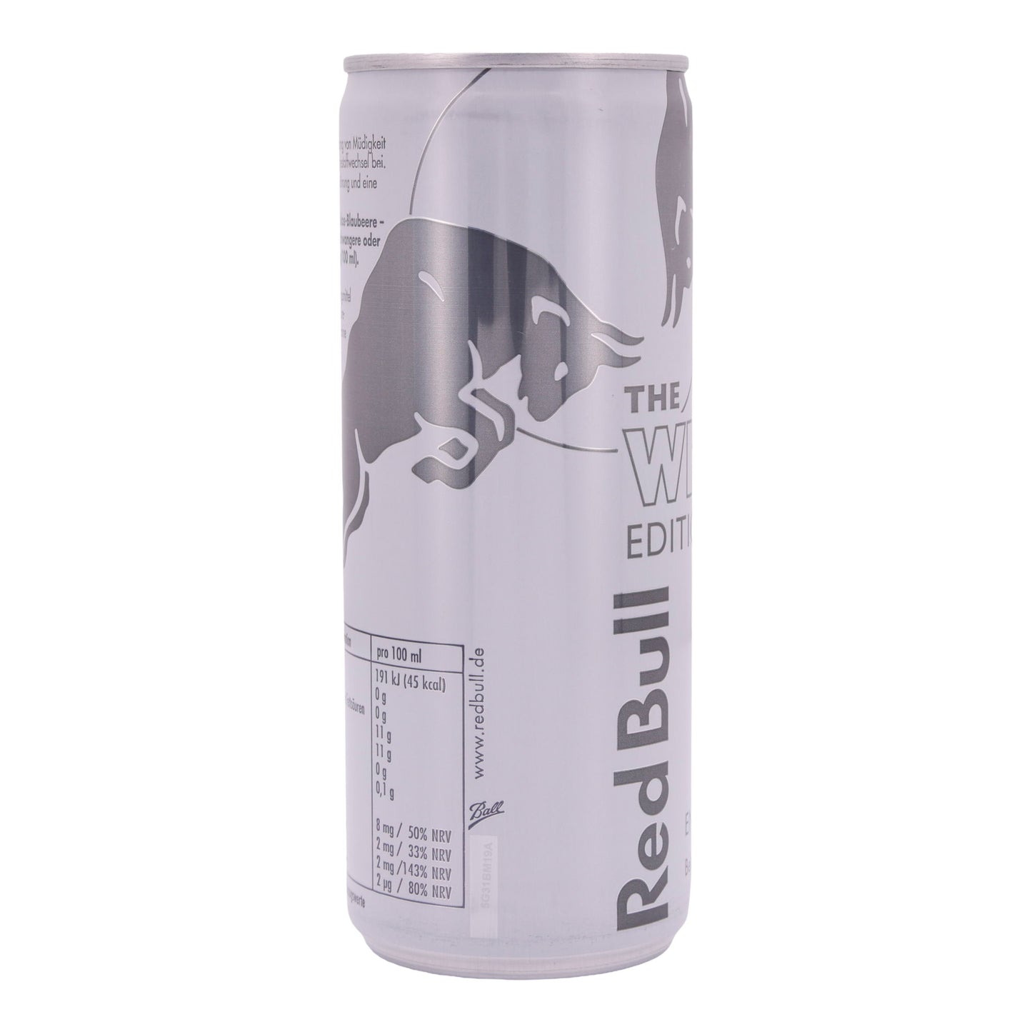 Energy Drink Red Bull | The White Edition | Kokos-Blaubeere | 250 ml