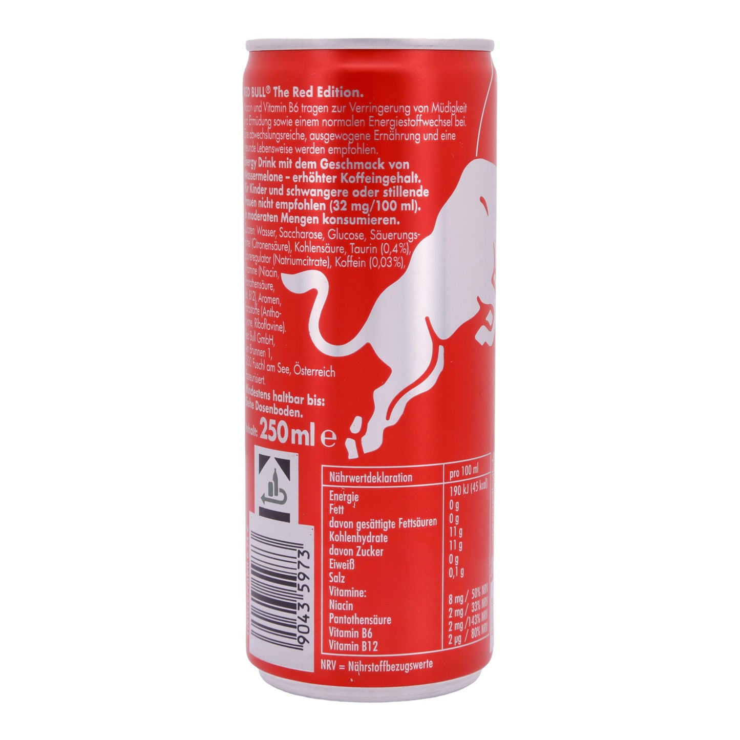 The Red Edition Energy Drink Red Bull | Getränk | Wassermelone | 250 ml
