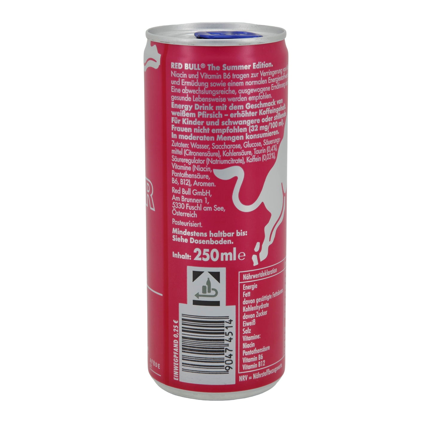Energy Drink Red Bull The Summer Edition | Drink | White Peach | 250 ml
