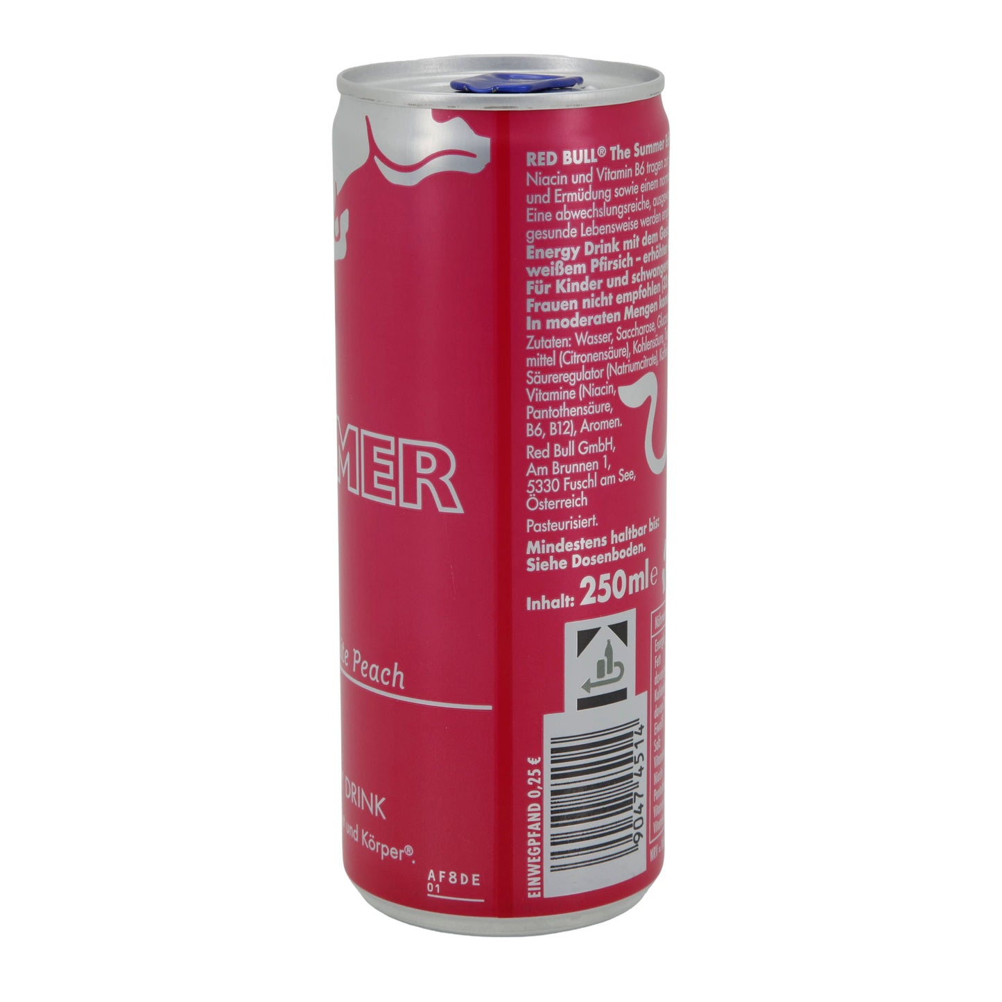 Energy Drink Red Bull The Summer Edition | Drink | White Peach | 250 ml