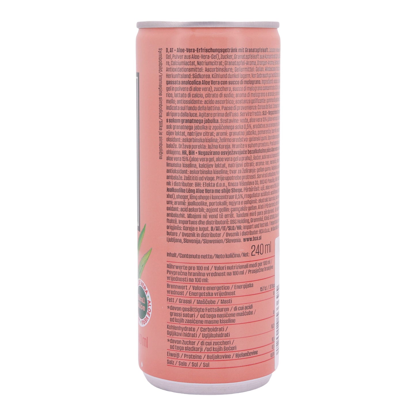 Verfrissend drankje Lotte | Aloë Vera Granaatappel Smaak | Met Granaatappelsmaak | 240 ml