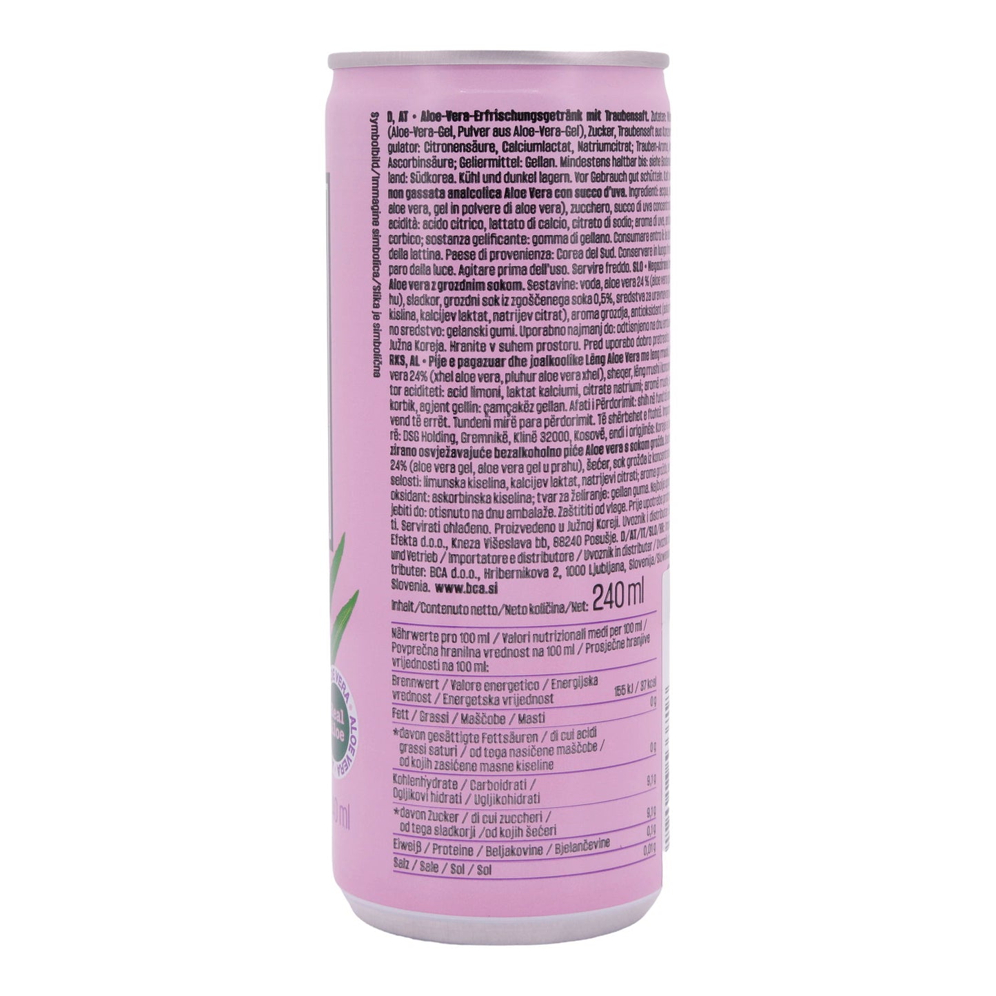 Traubensaft Lotte | Aloe Vera | Natürliches Aloe Vera-Gel | 240ml