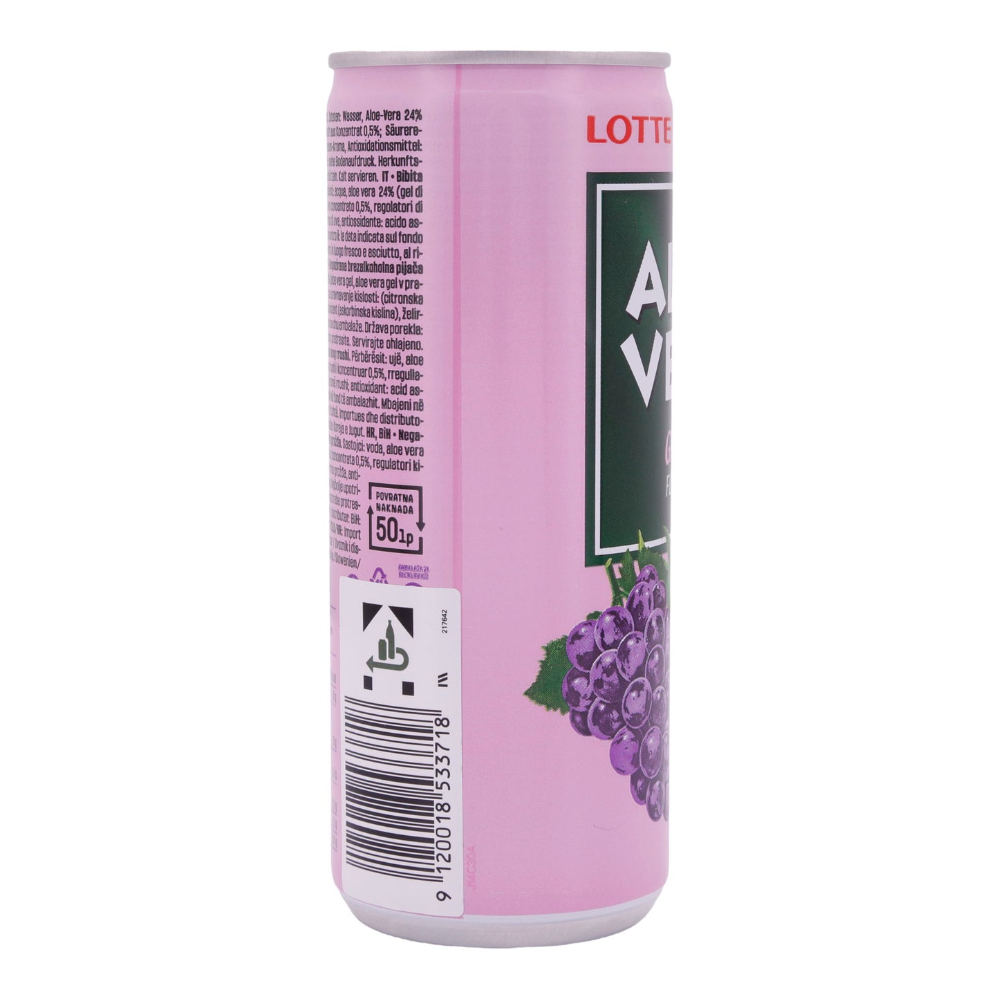 Traubensaft Lotte | Aloe Vera | Natürliches Aloe Vera-Gel | 240ml