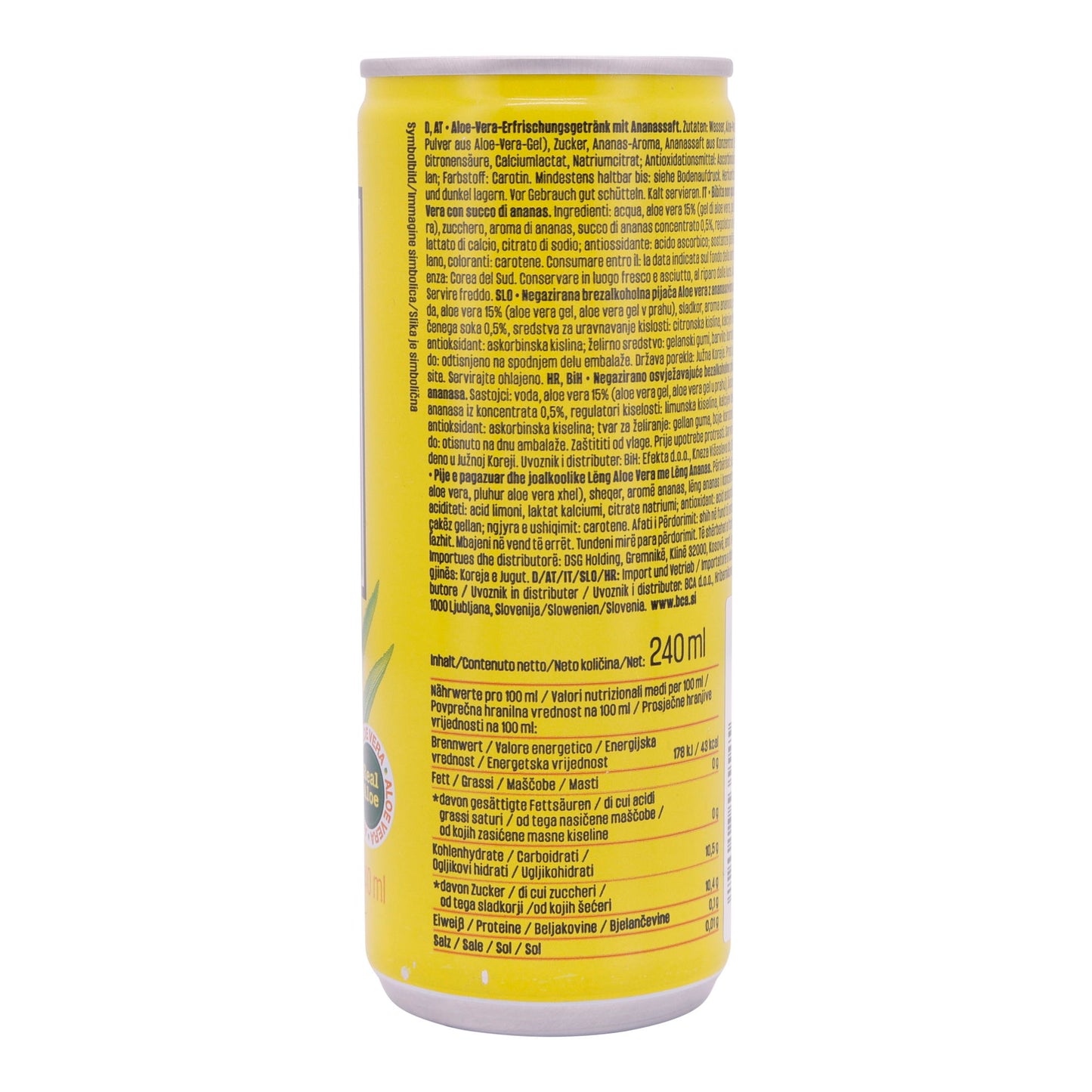 ALOE VERA DRINK WITH PINEAPPLE