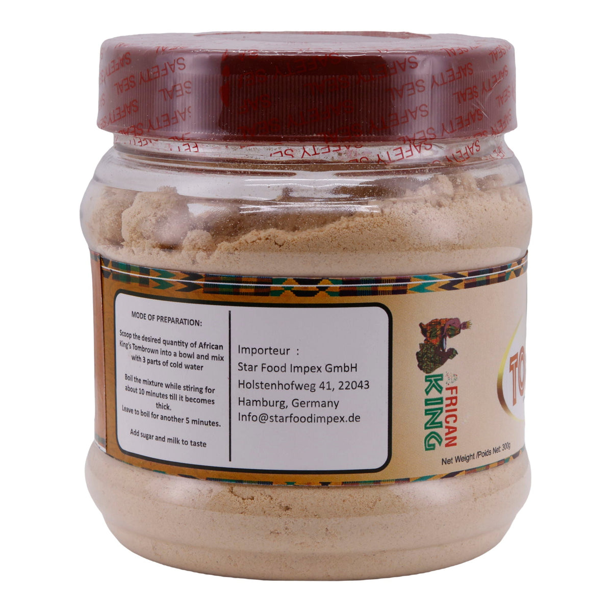 Tombrown African King’s | Frühstücks-Mahlzeit | Nahrhaft | 300 g AFRICAN KING
