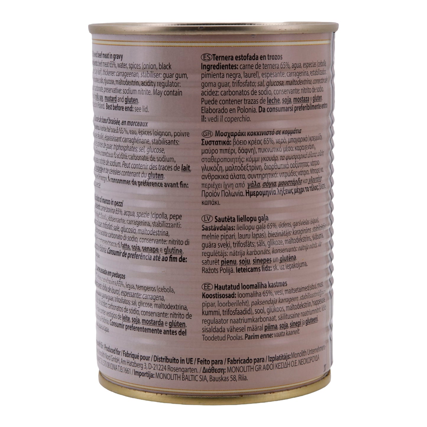 Gestoofd rundvlees merk nr.1 | Gestoofd rundvlees | In stukken, mals & sappig | 400 g