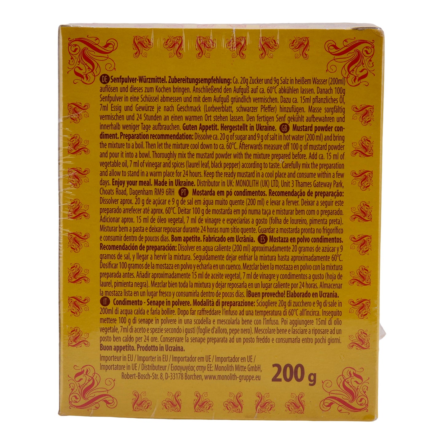 Senfpulver Hosyaushka | Condimento | – | 200 g