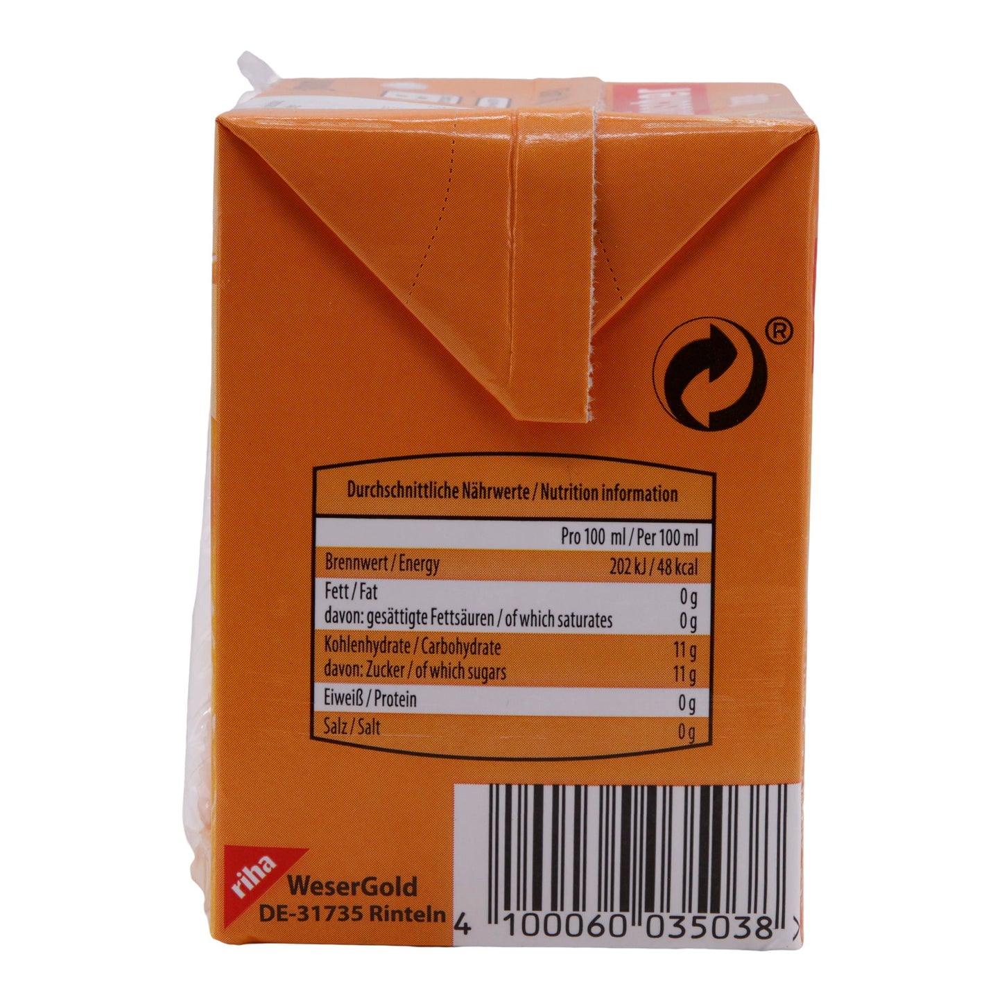 Durstlöscher Orange 500 ml – Refreshing drink with orange juice – Vegan