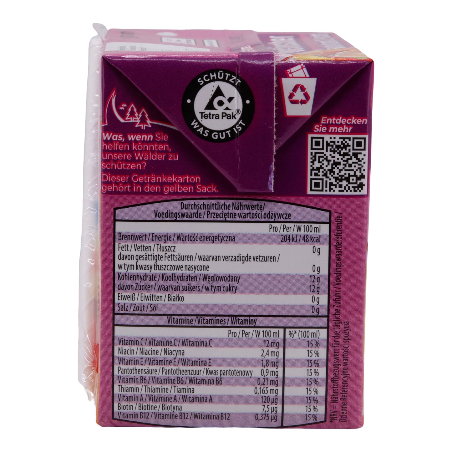 Multivitamin 12 Meyveli Susuzluk Giderici | İçecek | Vegan & Meyveli | 500 ml