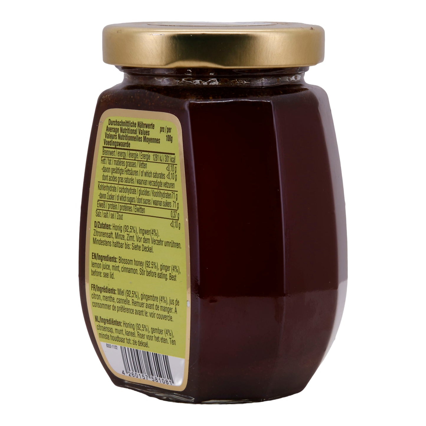 Zencefilli Bal Buram | Honig mit Ingwer | Naturprodukt seit 1954 | 250 g