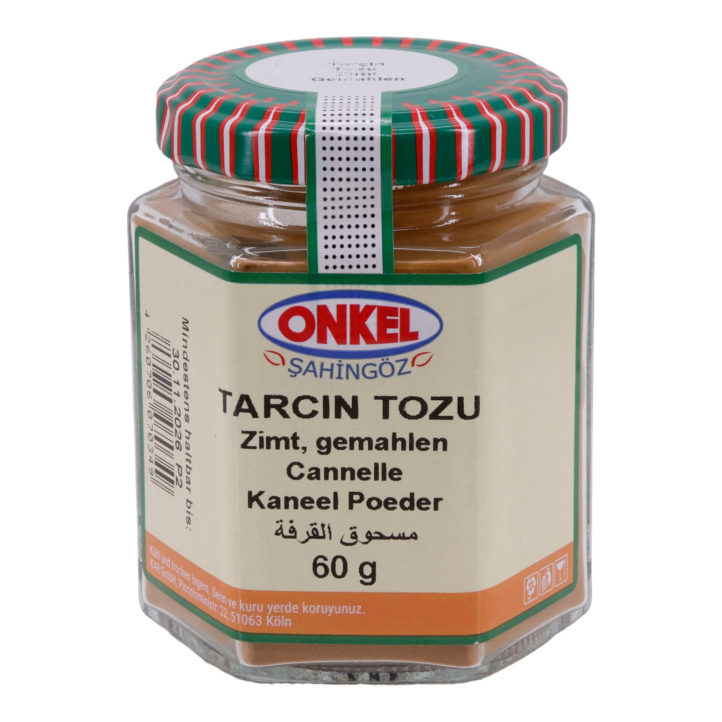 Tarçın Tozu Onkel Şahingöz | Gewürz | Gemahlener Zimt | 60 g