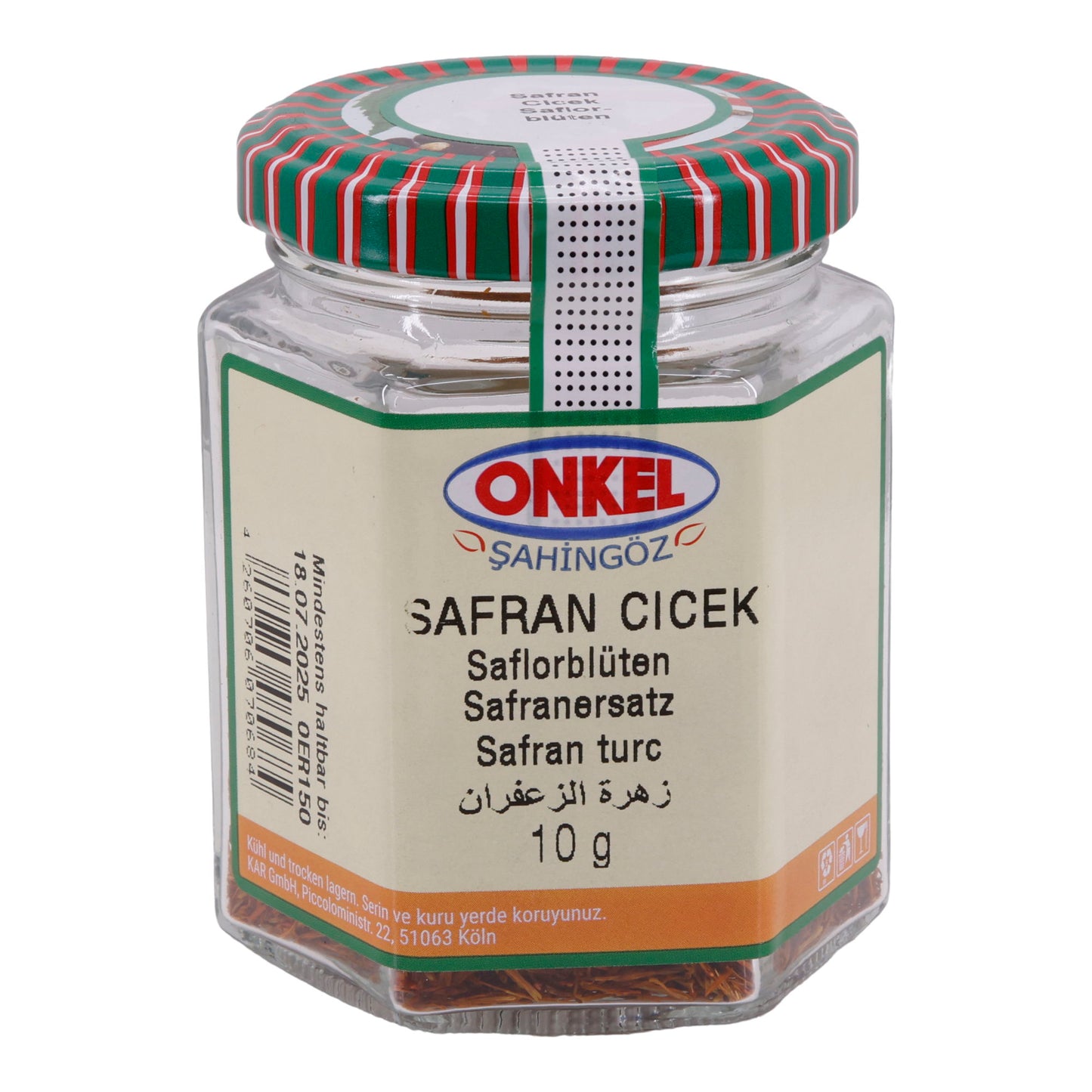 Fleurs de carthame Oncle Şahingöz | Épice | Safran Cicek | 10g