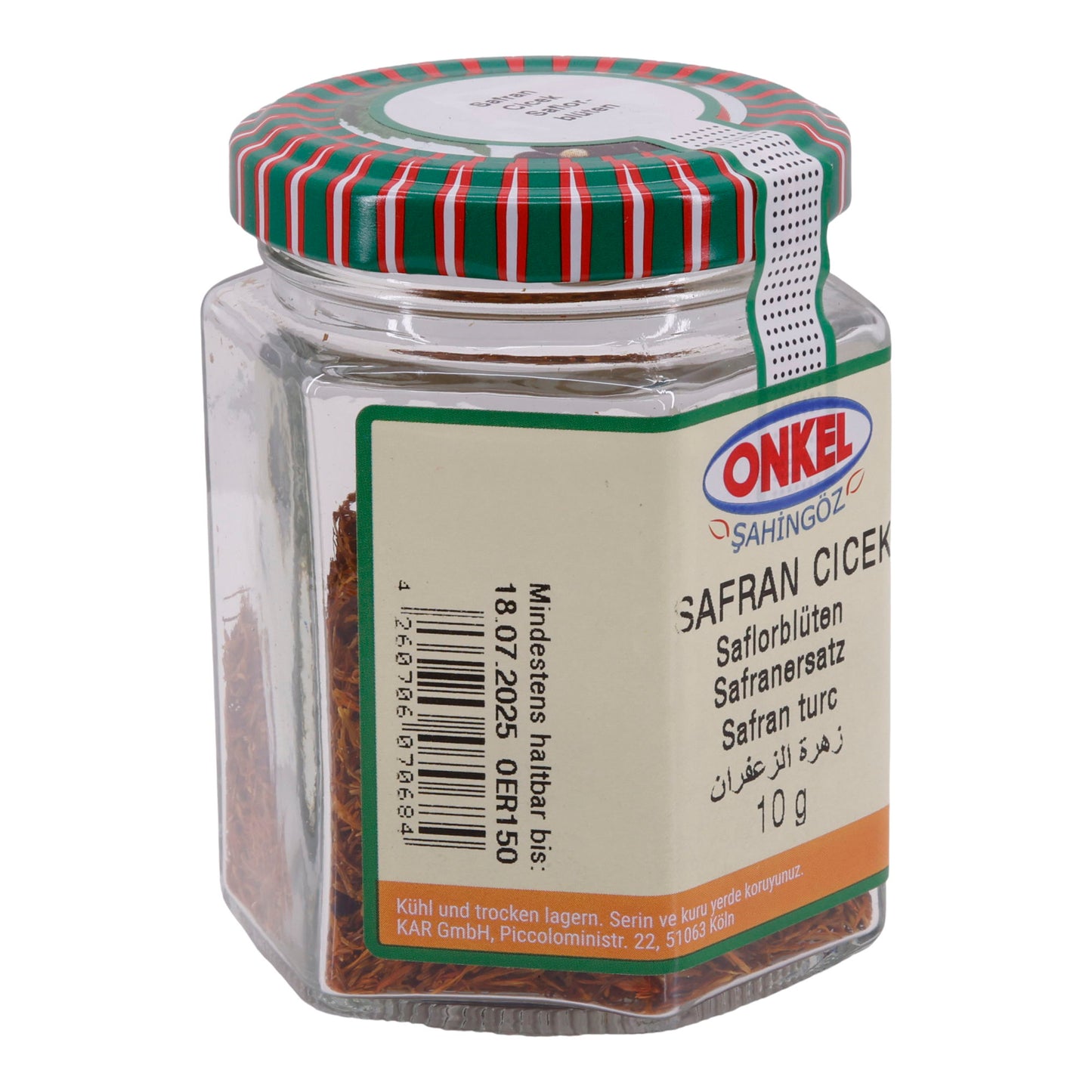 Fleurs de carthame Oncle Şahingöz | Épice | Safran Cicek | 10g