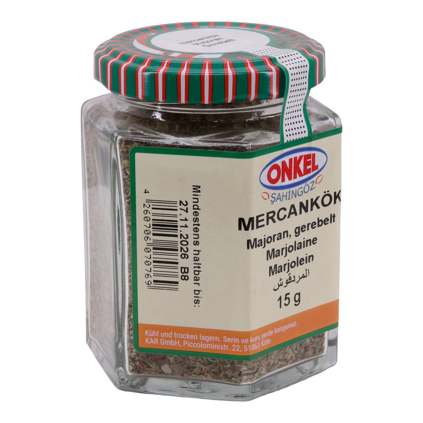 Mercankök Onkel Şahingöz | Majoran | Gerebelt | 15 g