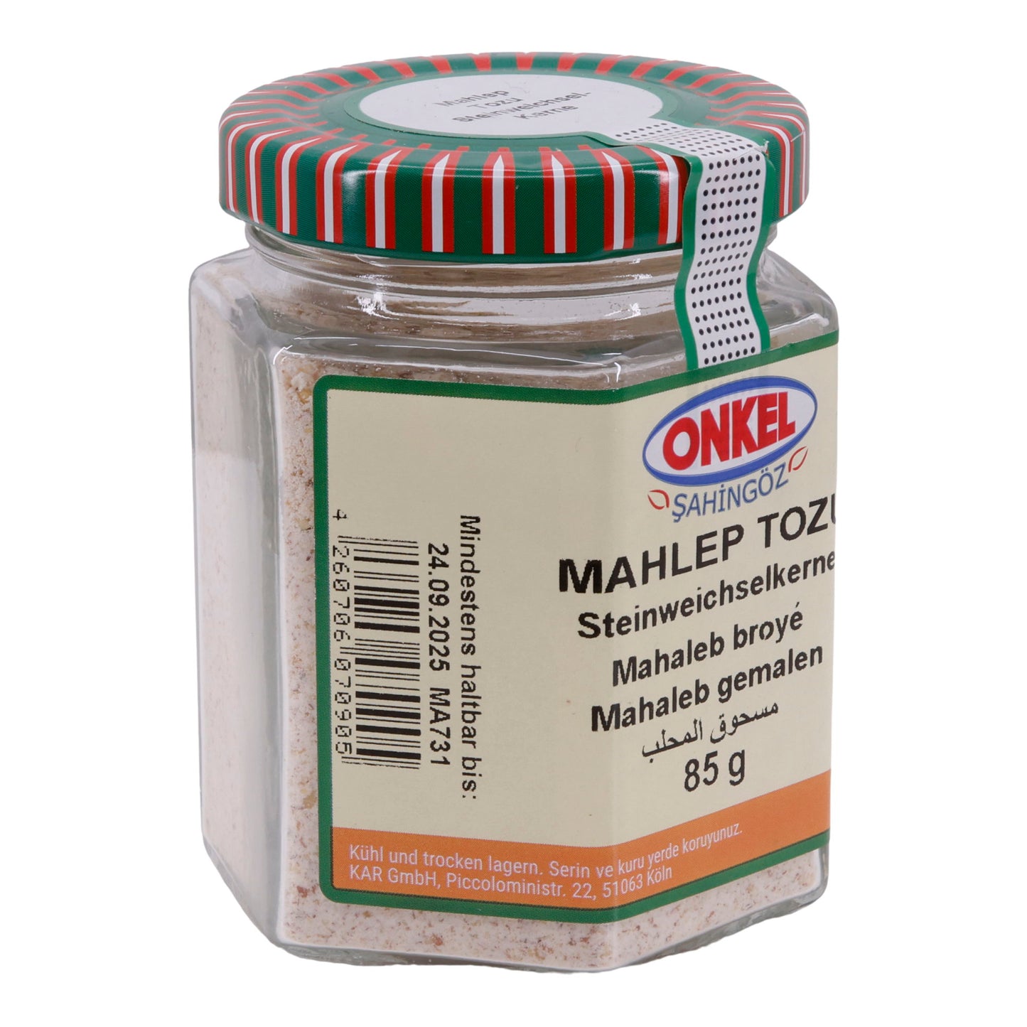 Poudre de Mahlep Onkel Şahingöz | Épice | Noyaux de cerise de Sainte-Lucie moulus | 85 g