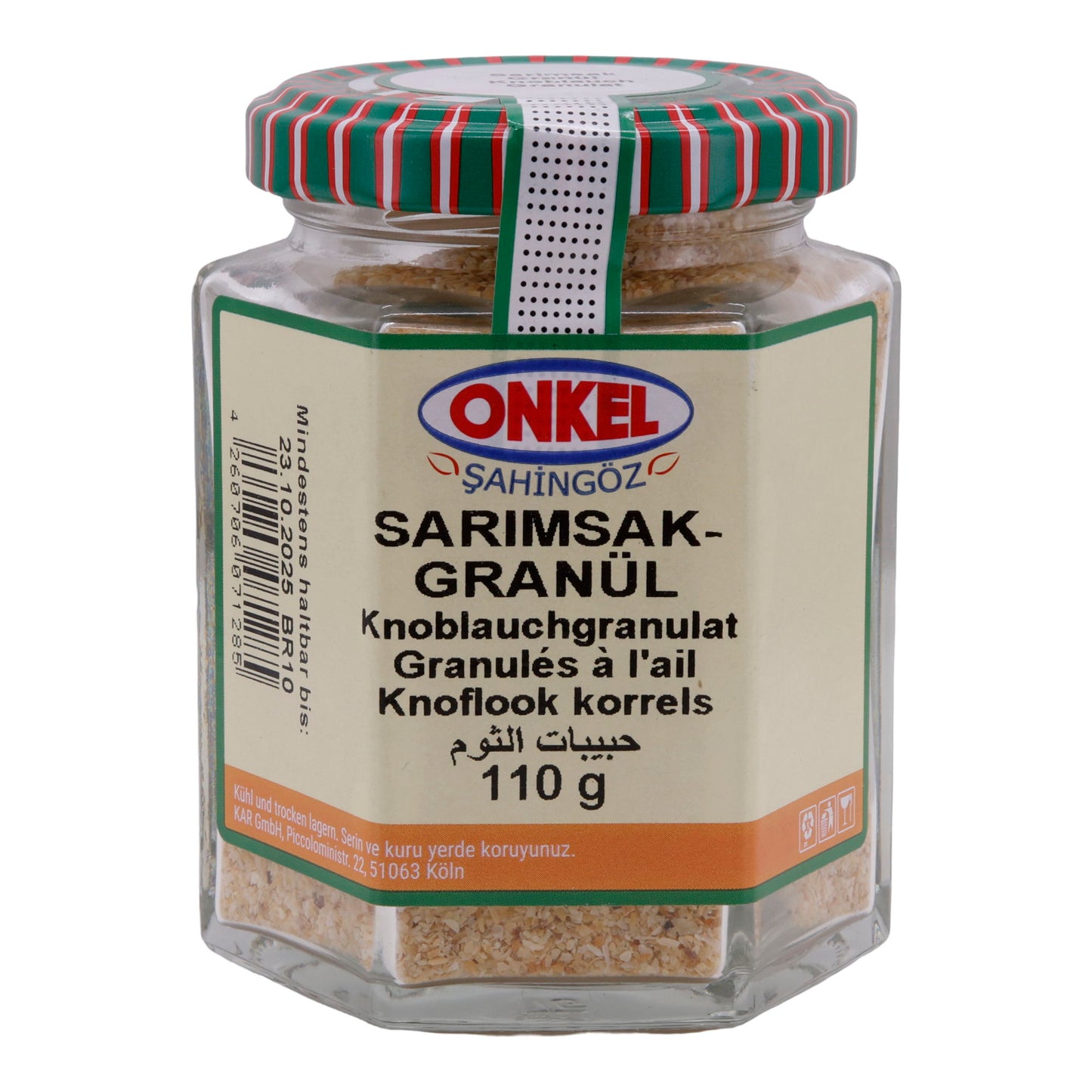 Granulé d'ail Onkel Şahingöz | Épice | Granulé d'ail | 110 g